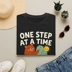 One Step at a Time Cute Bear Climbing T-Shirt