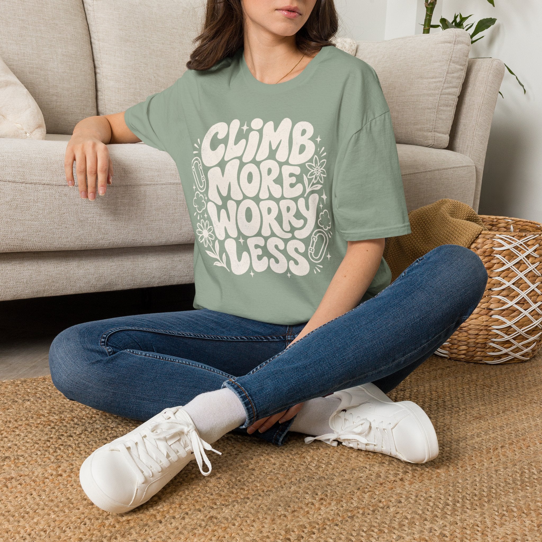 Climb More Worry Less T-Shirt