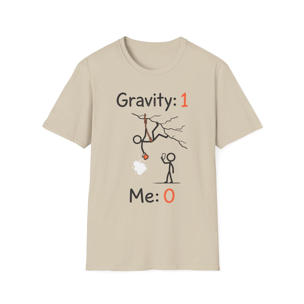 Gravity: 1 Me: 0 Climbing T-Shirt