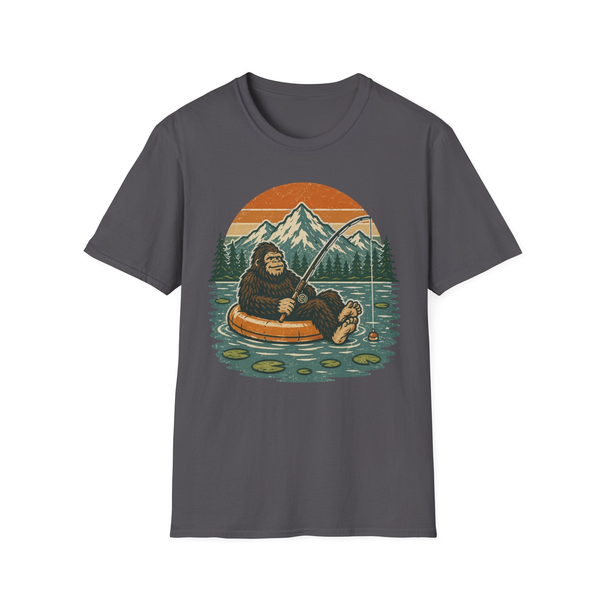 Bigfoot Fishing Outdoors T-Shirt