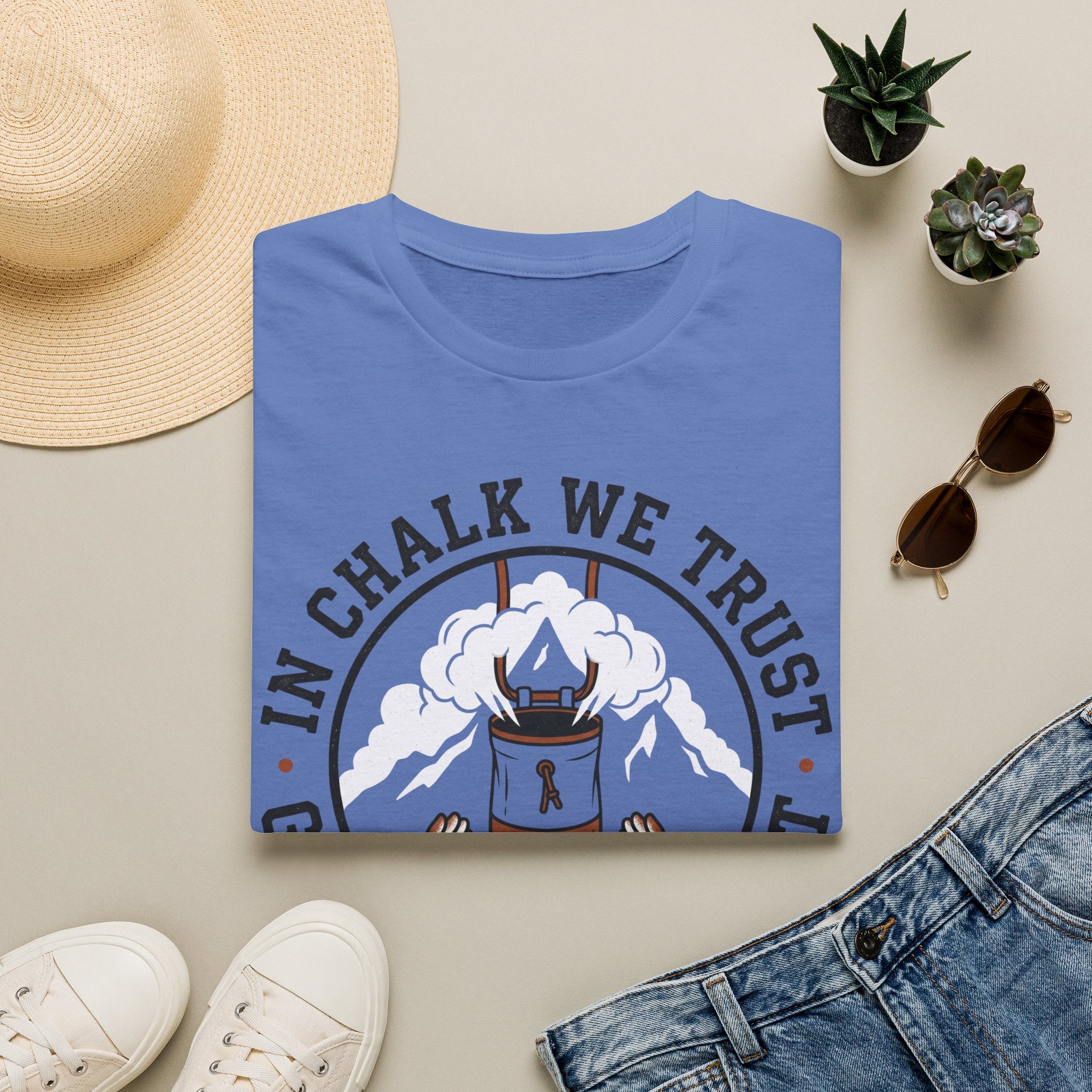 In Chalk We Trust Climbing T-Shirt