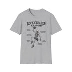 Rock Climber Anatomy T-Shirt