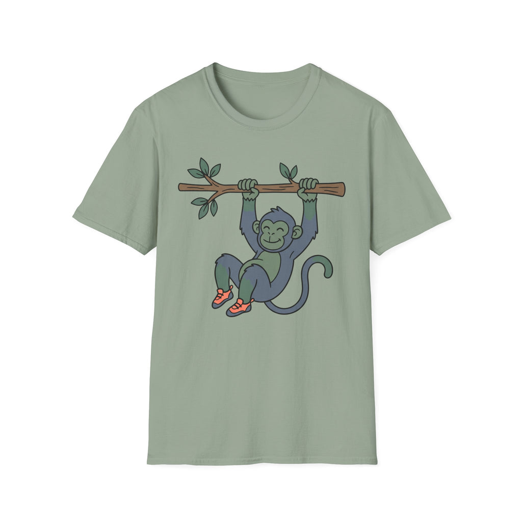 Cute Monkey Climbing T-Shirt
