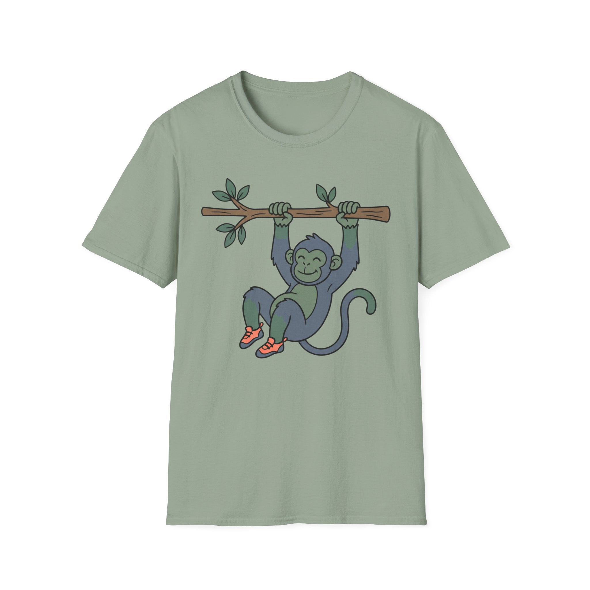 Cute Monkey Climbing T-Shirt