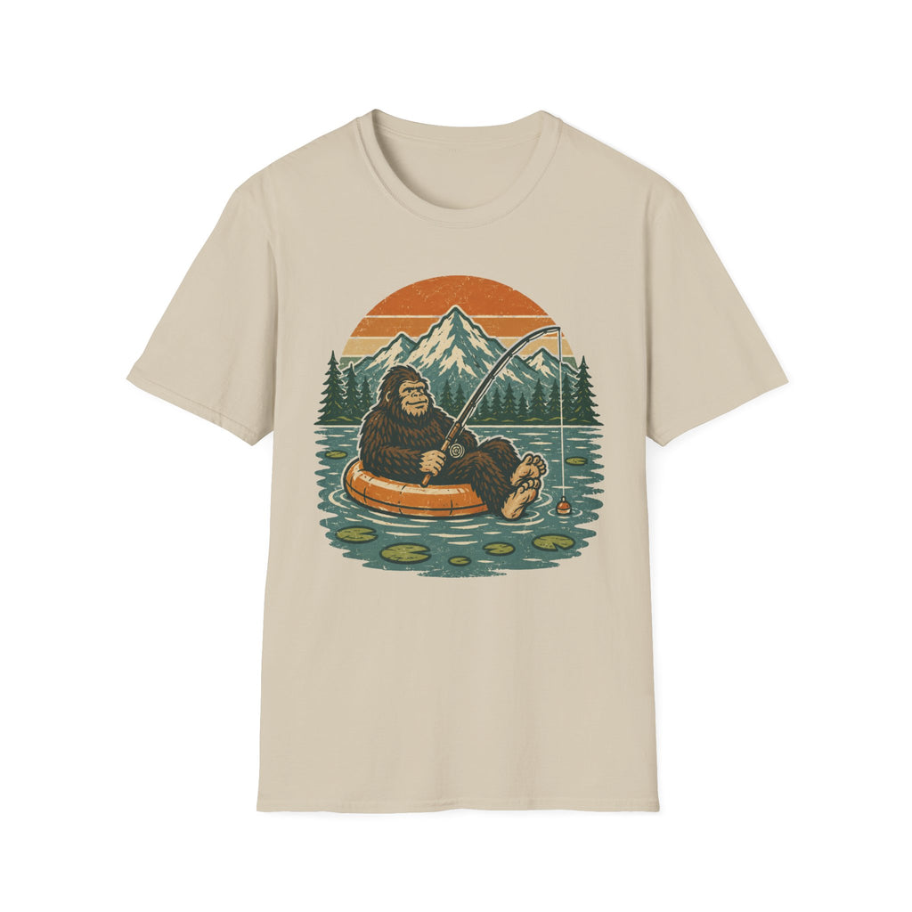 Bigfoot Fishing Outdoors T-Shirt
