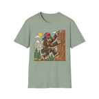 Bigfoot Cartoon Climbing T-Shirt