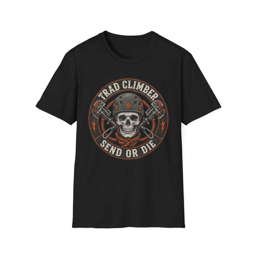 Trad Climber Send or Die Climbing T-Shirt