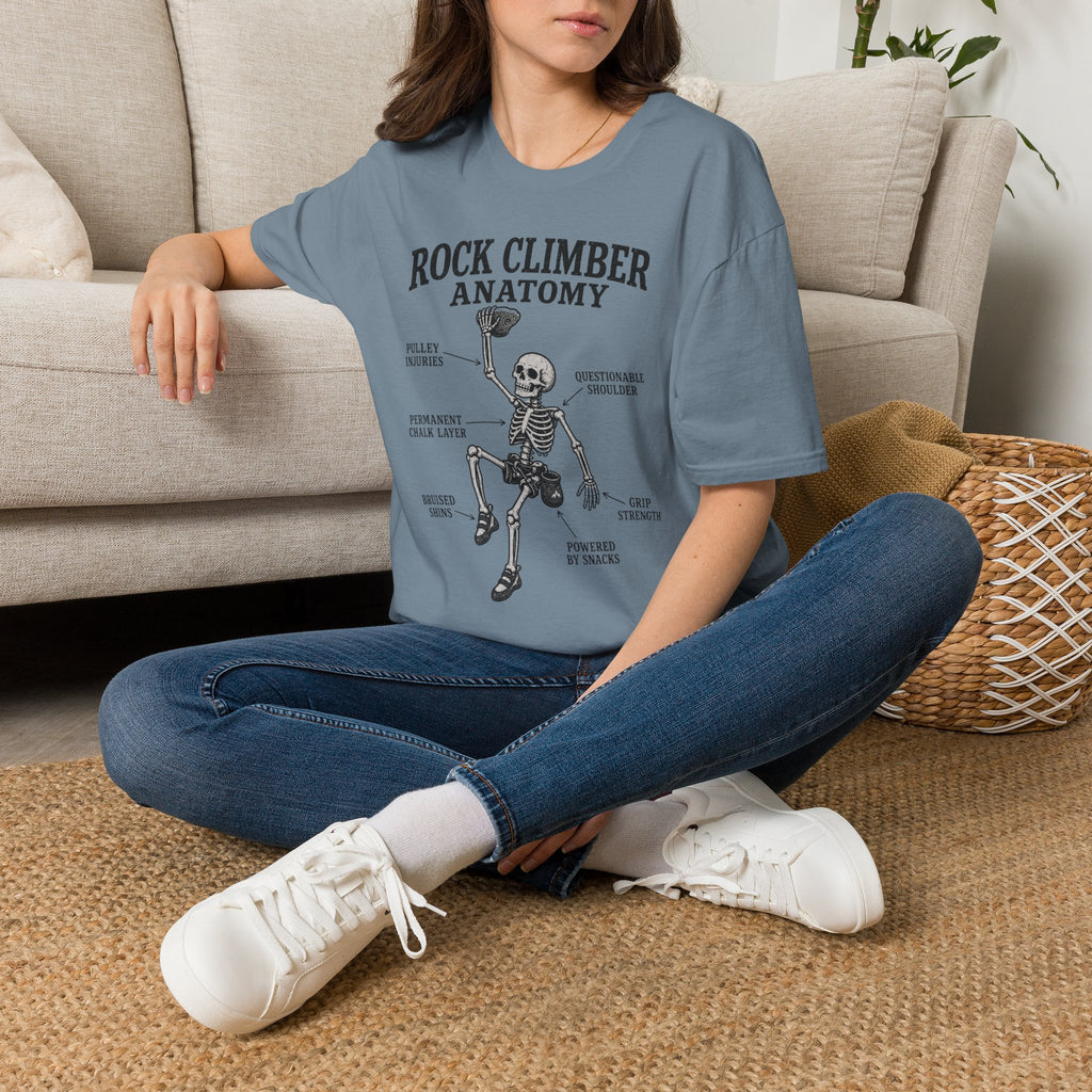 Rock Climber Anatomy T-Shirt
