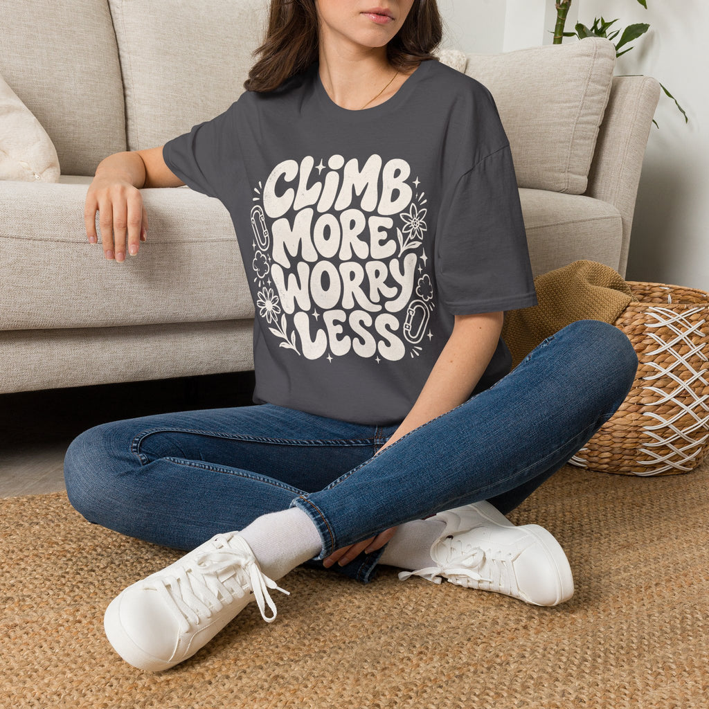 Climb More Worry Less T-Shirt