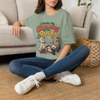 I Prefer My Climbing On The Rocks Goat Climbing T-Shirt