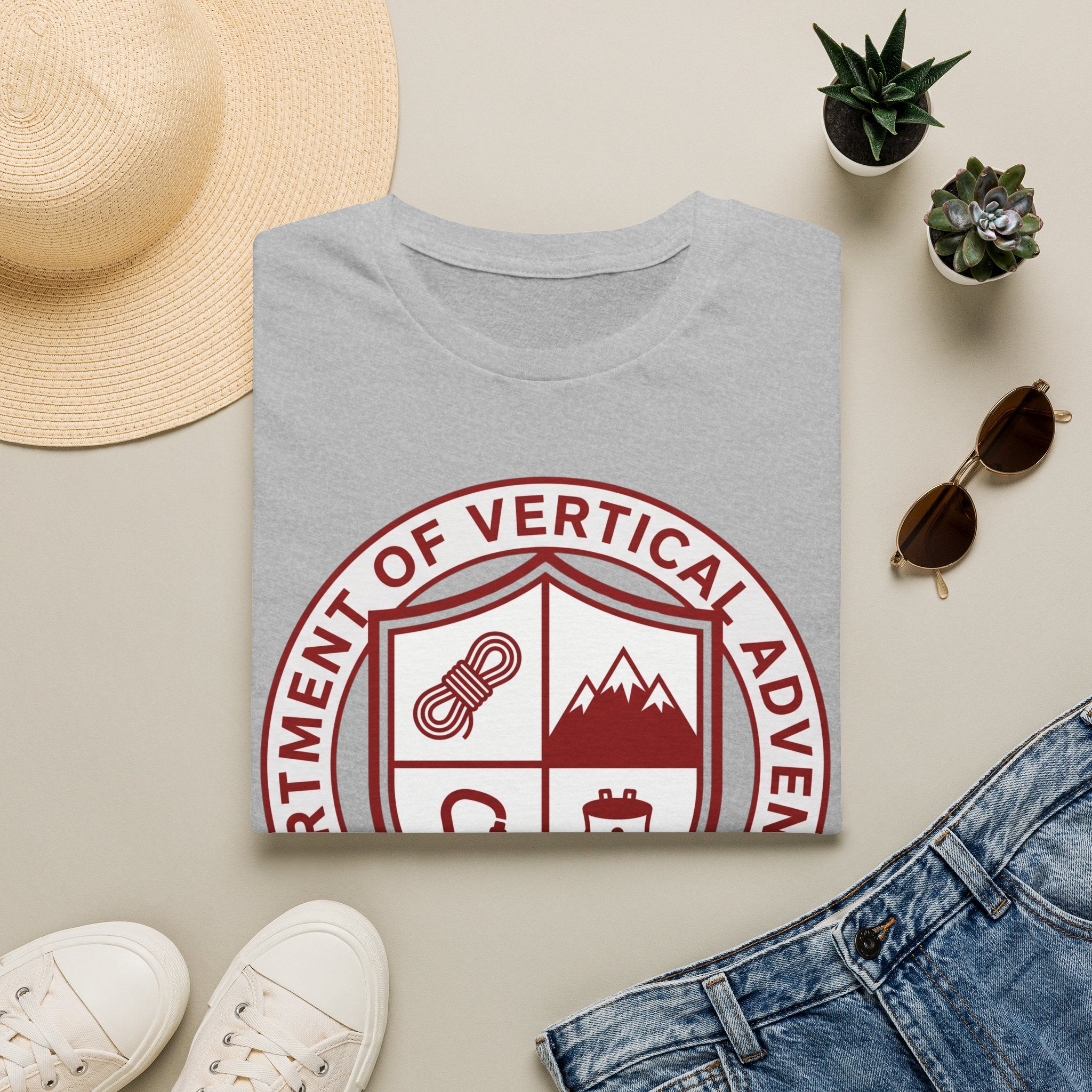 Department of Vertical Adventure Climbing T-Shirt