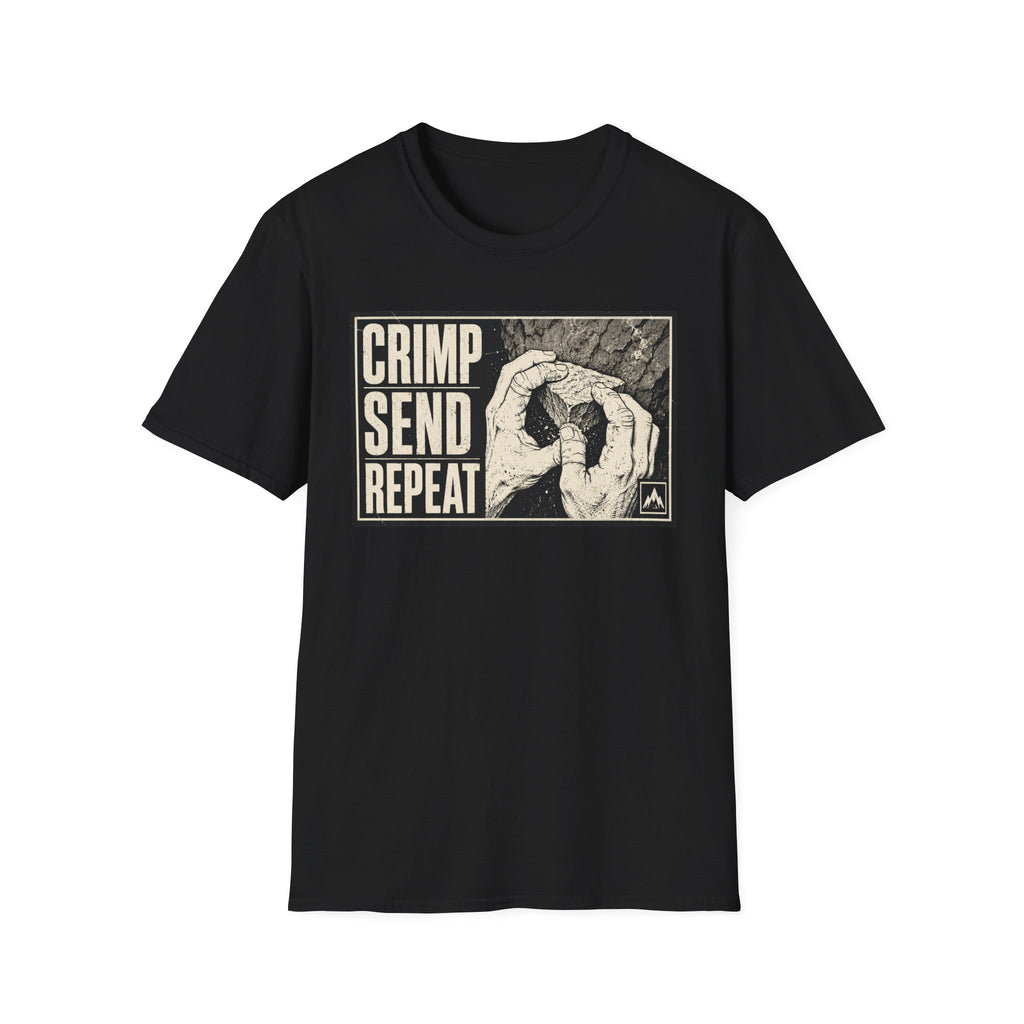 Crimp Send Repeat Climbing T-Shirt