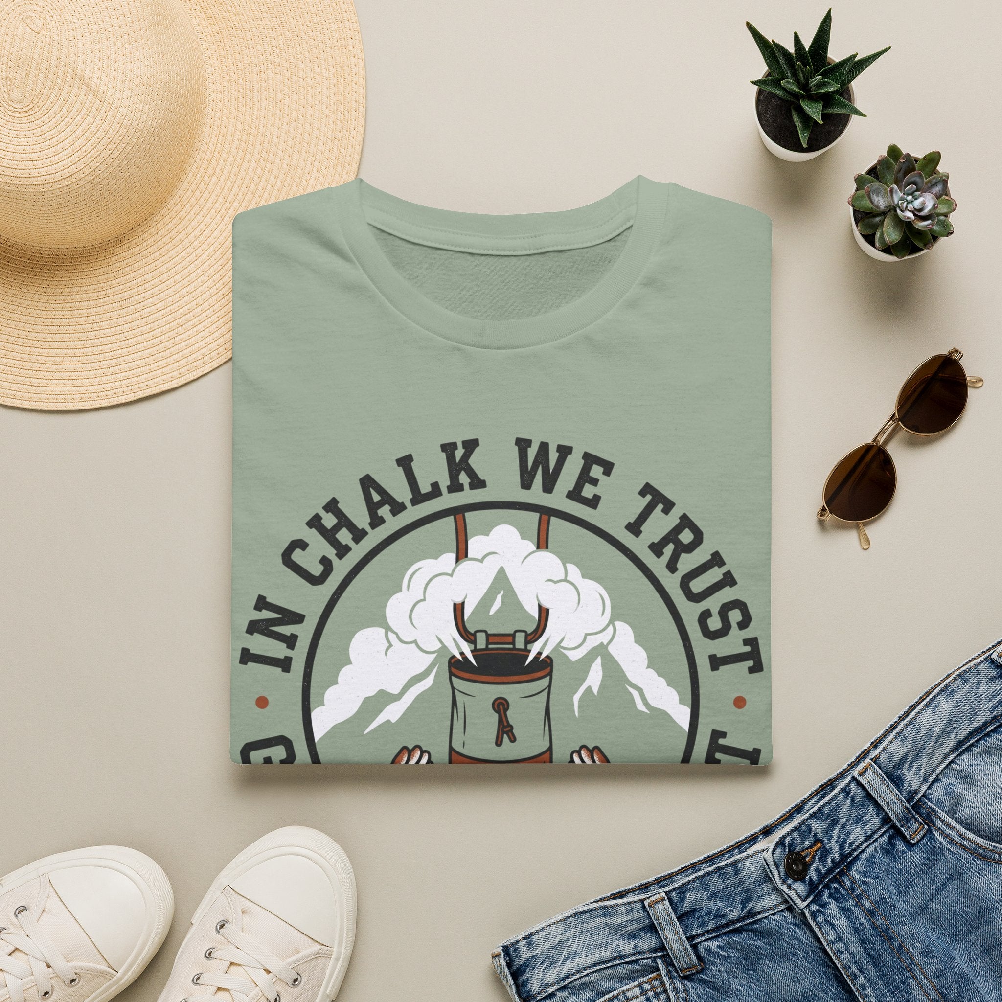 In Chalk We Trust Climbing T-Shirt