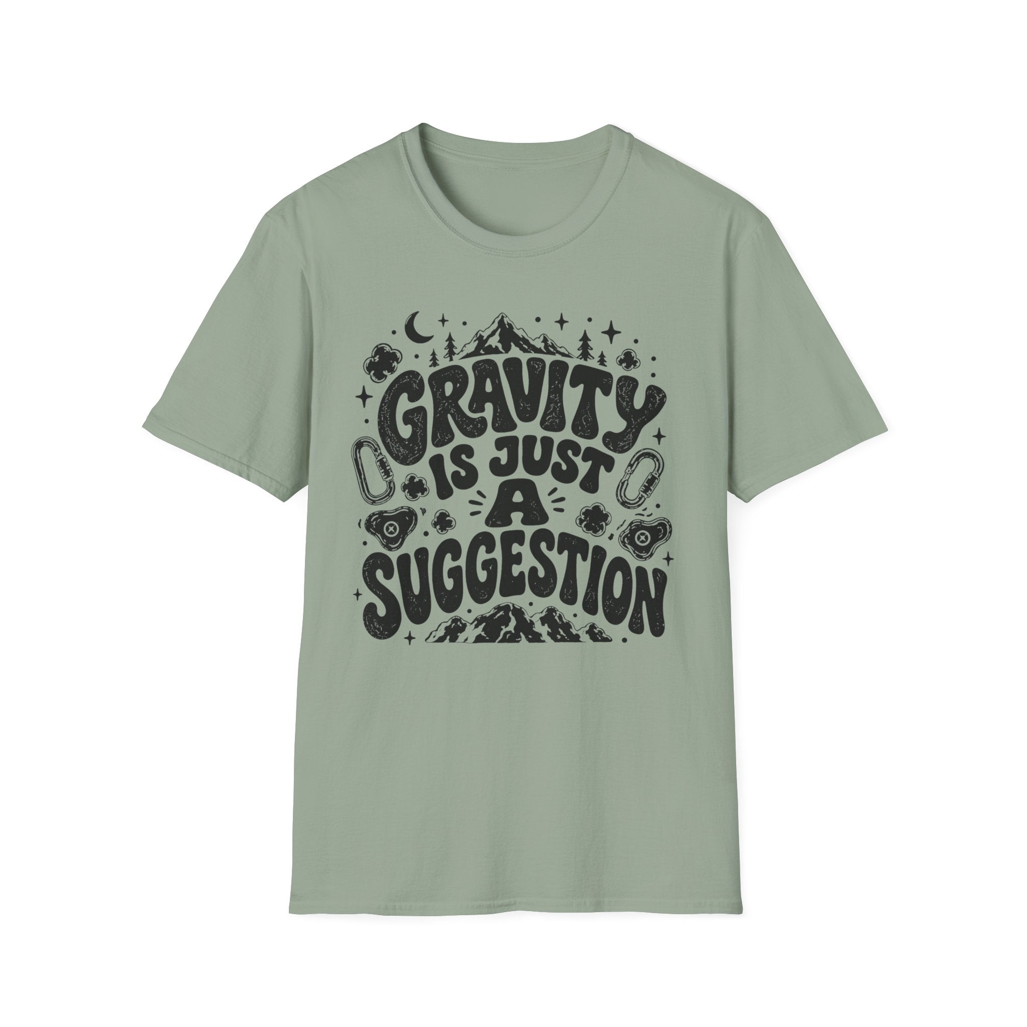 Gravity is Just a Suggestion Climbing T-Shirt