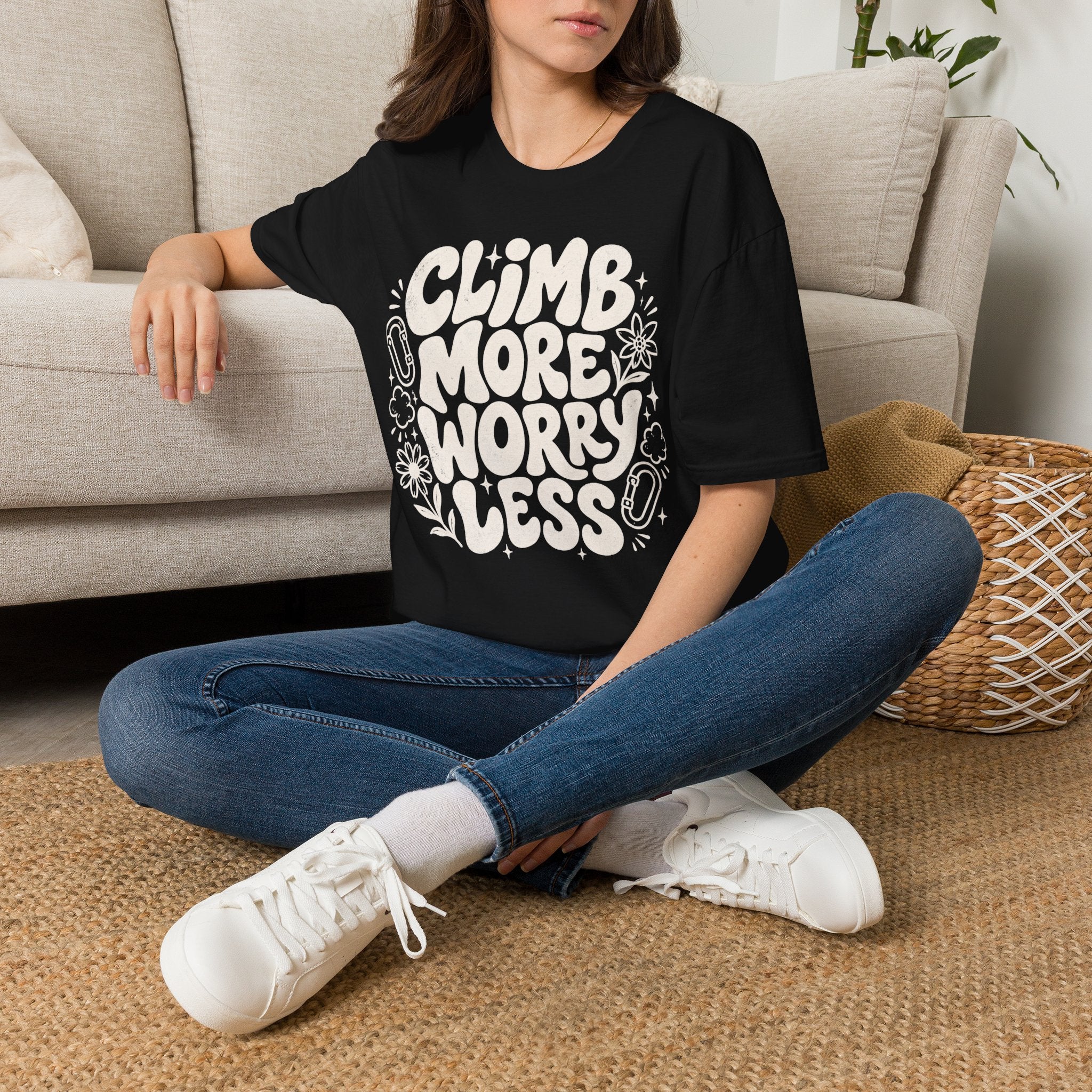 Climb More Worry Less T-Shirt