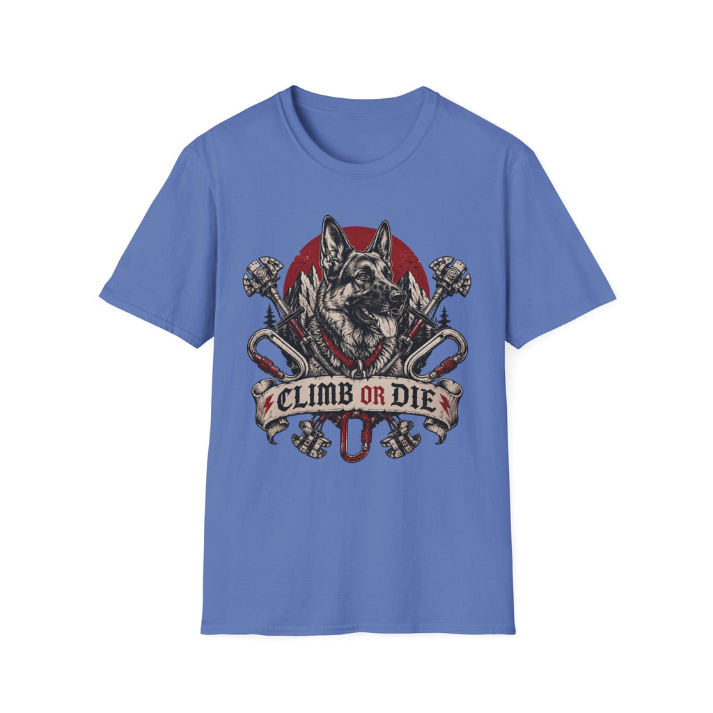 Climb or Die German Shepherd T-Shirt