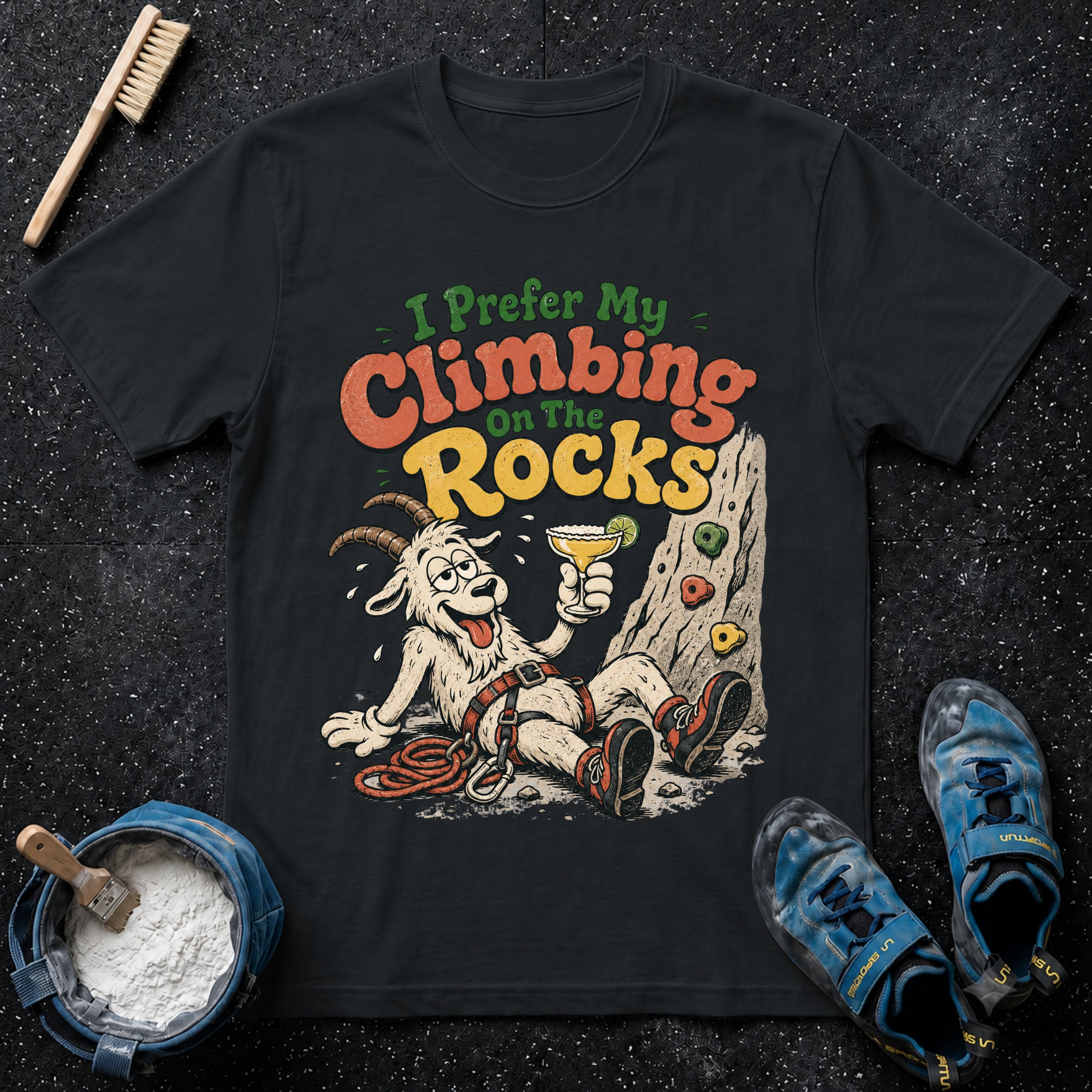 Climbing On The Rocks T-Shirt