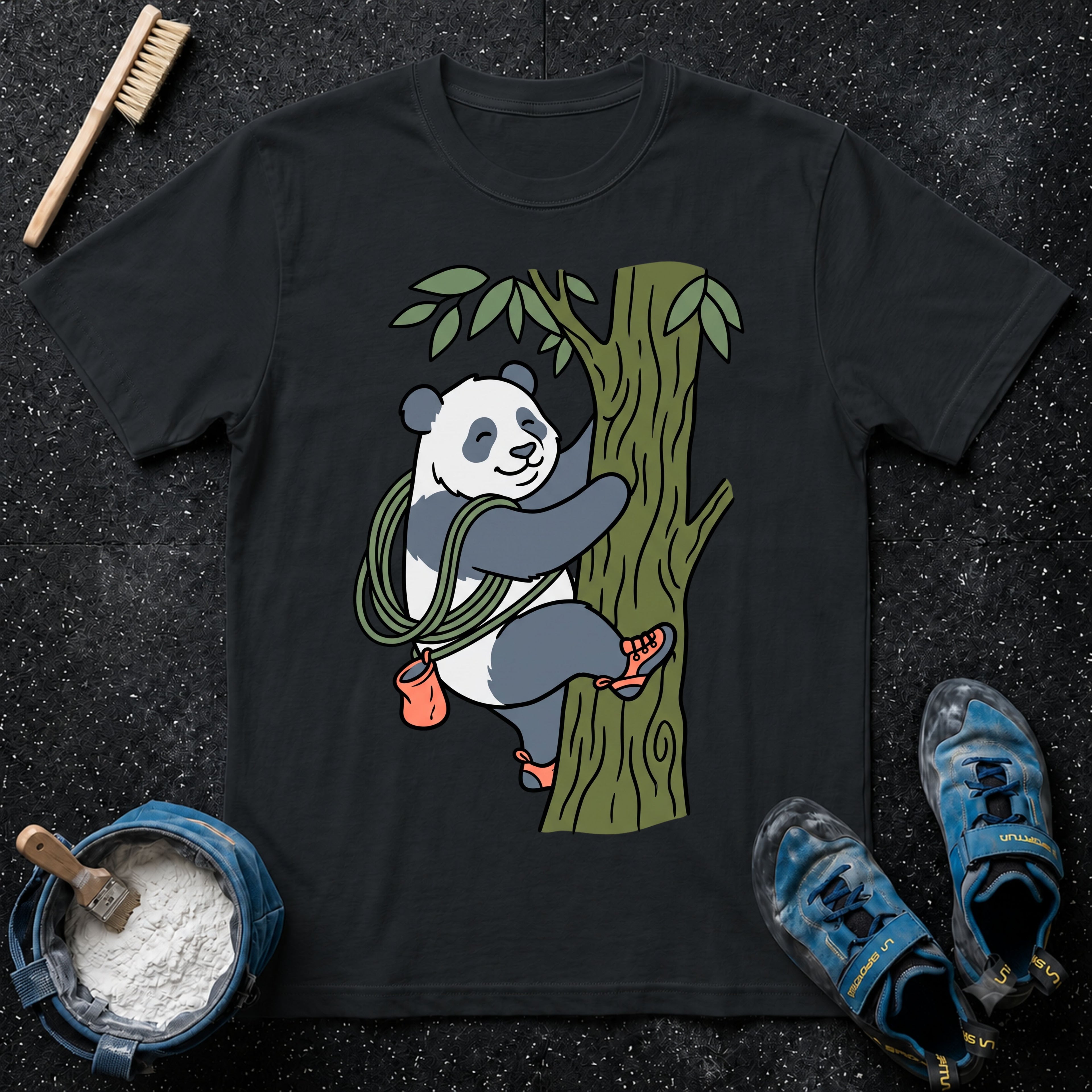 Panda Climbing T-Shirt