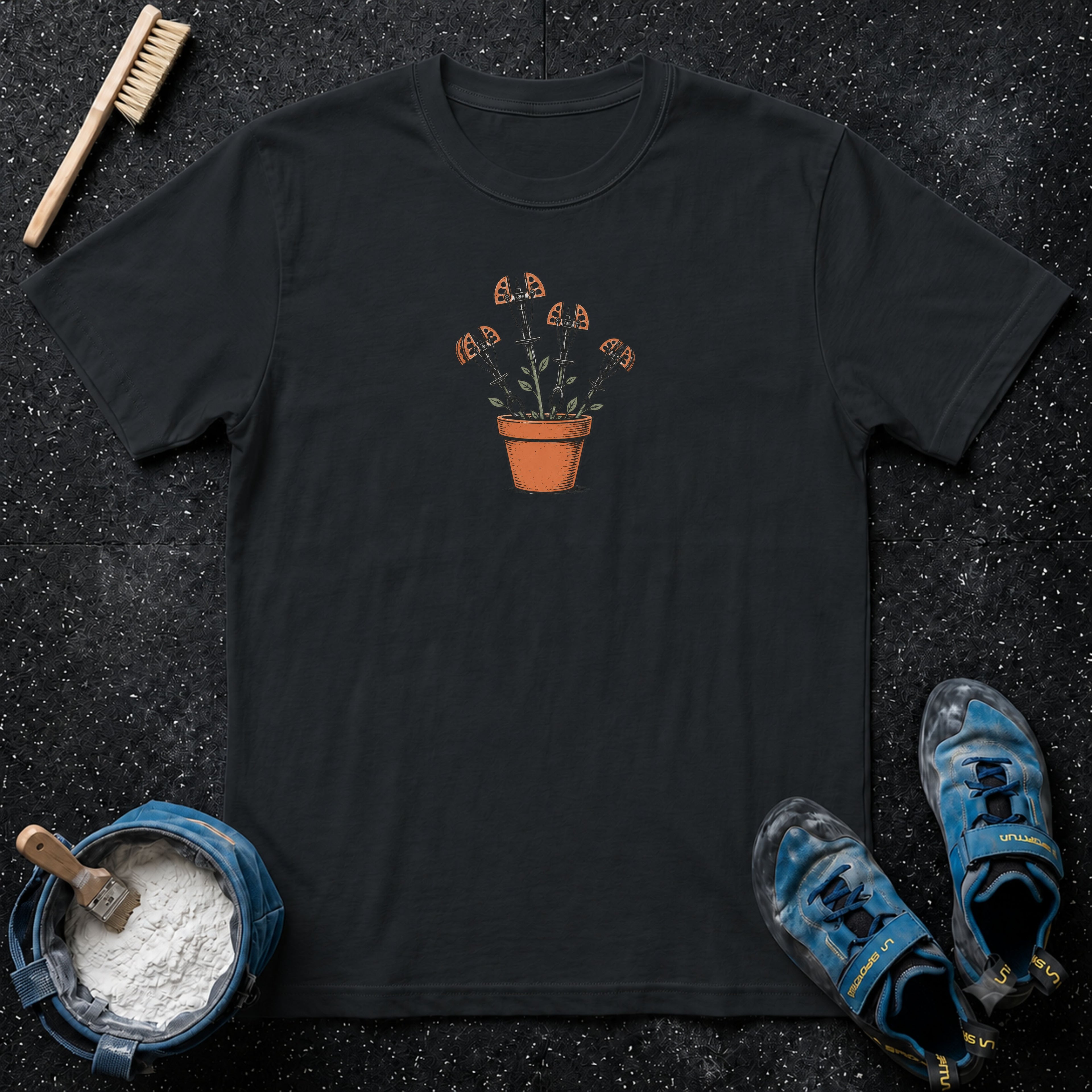 Small Cam Flowers T-Shirt