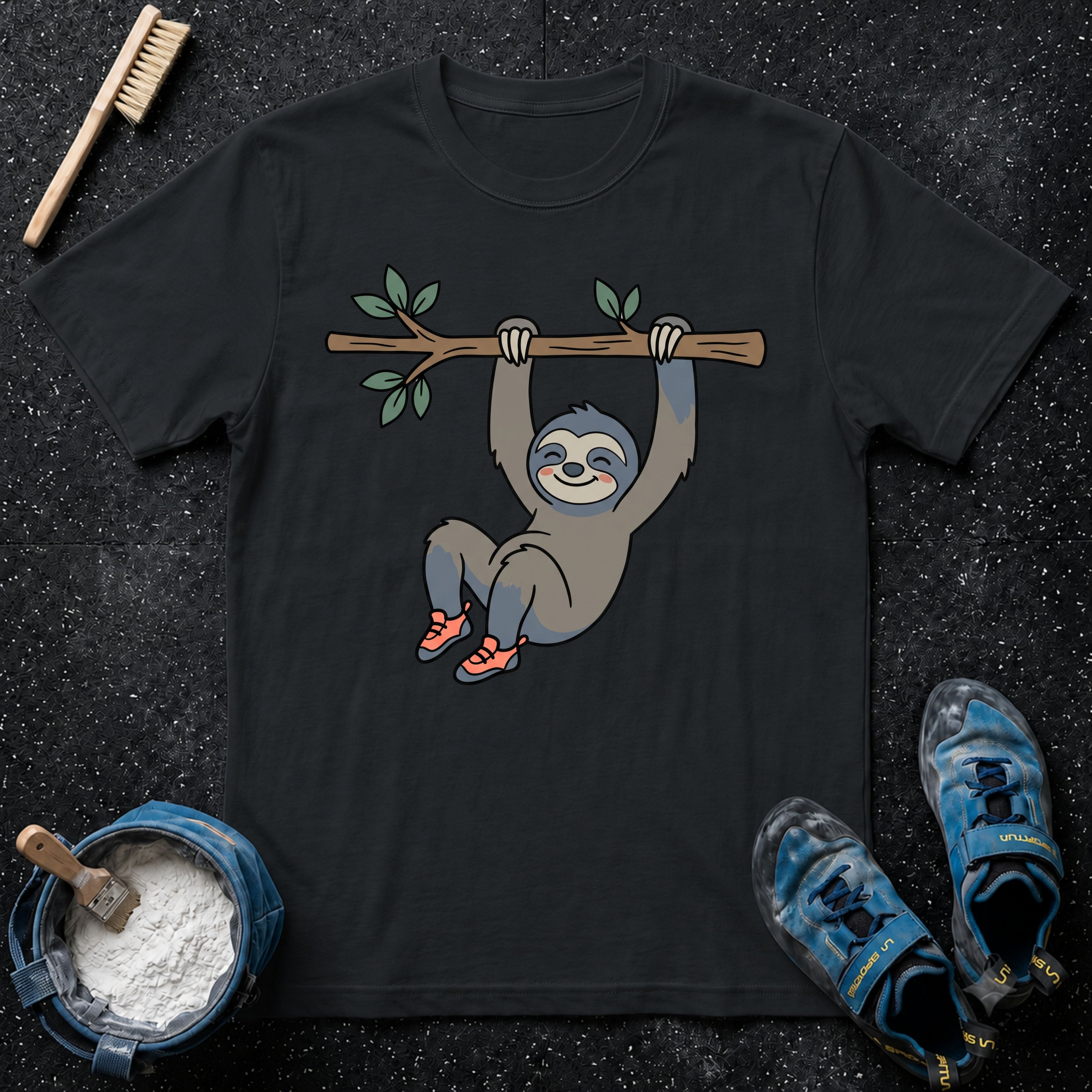 Cute Sloth Climbing T-Shirt