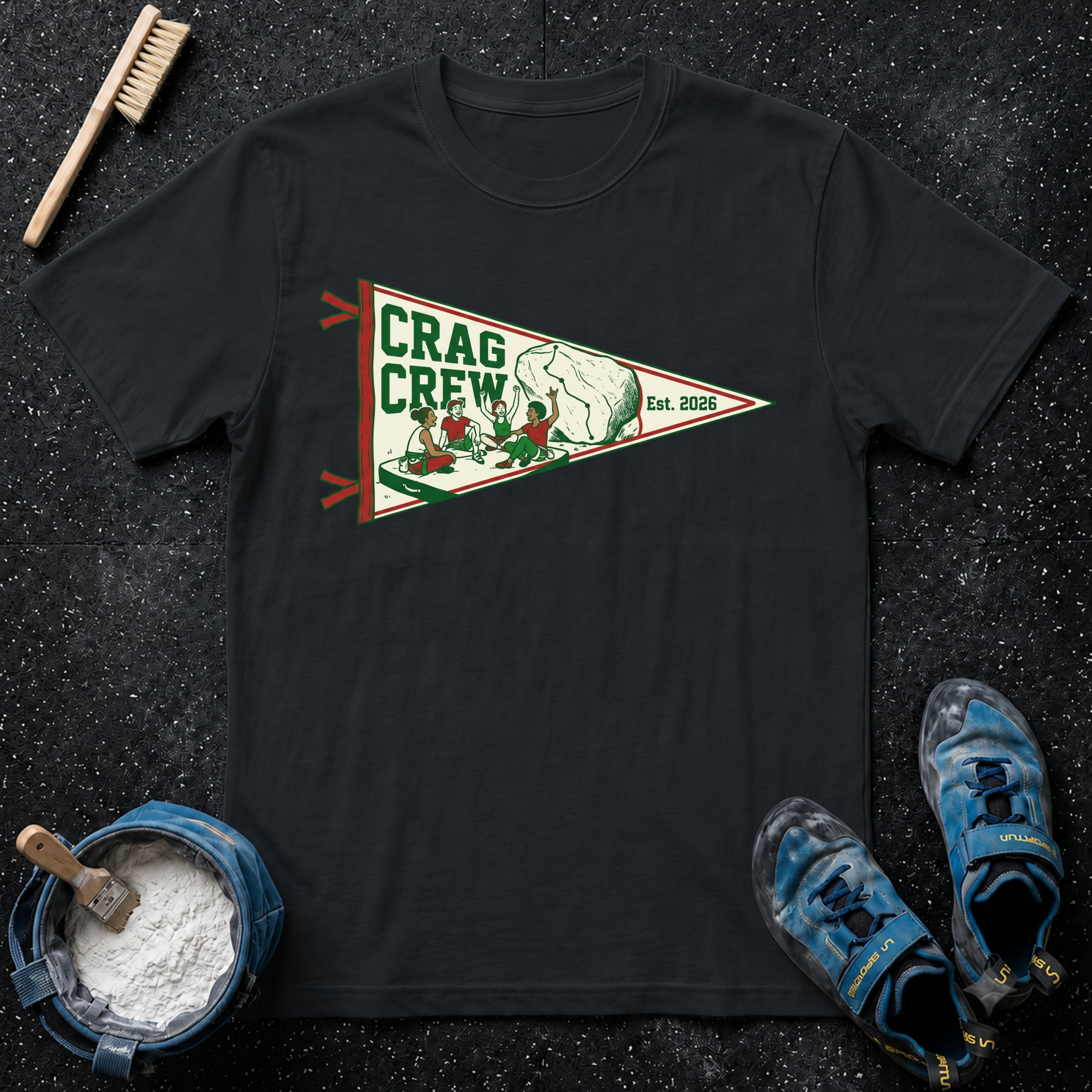 Crag Crew Flag T-Shirt