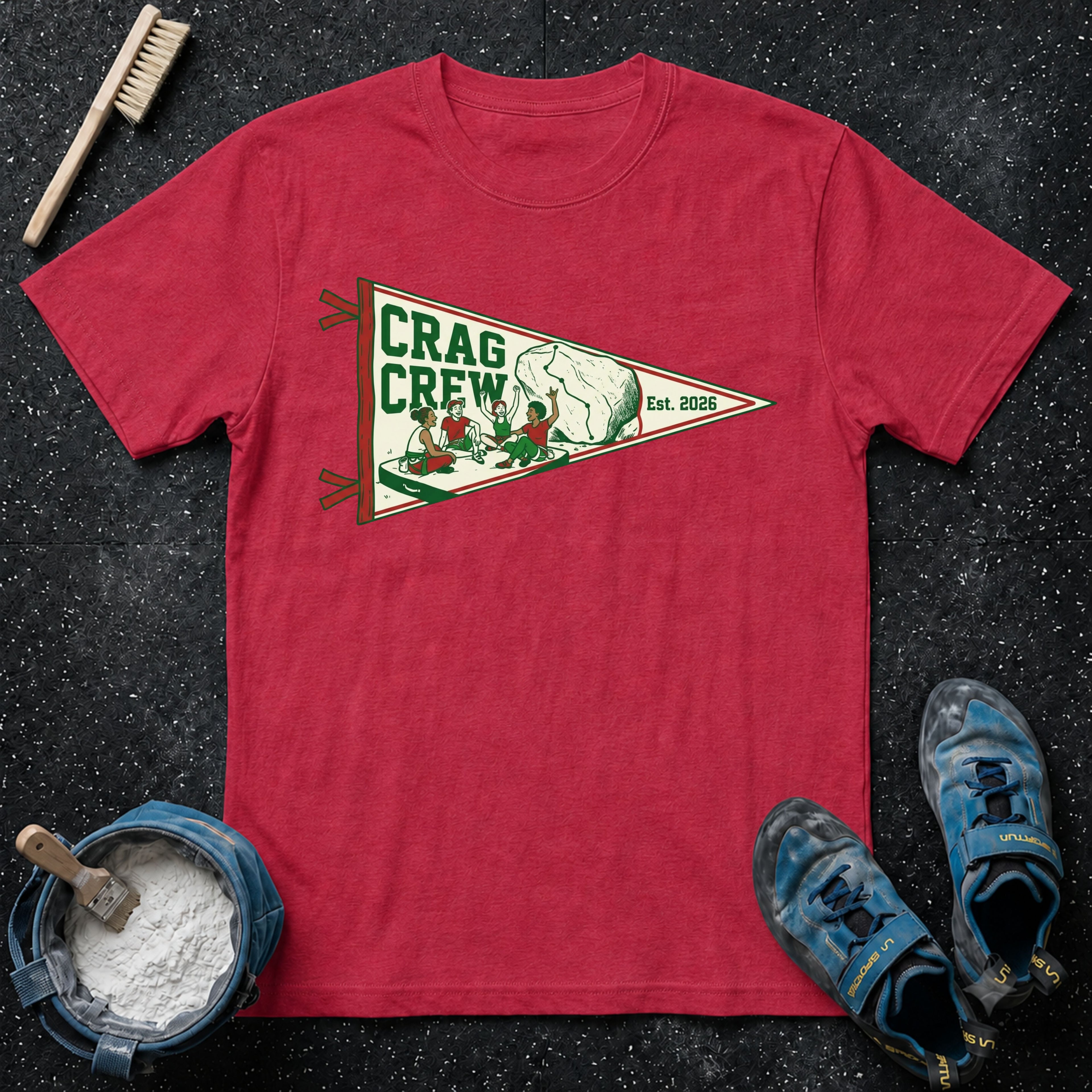 Crag Crew Flag T-Shirt