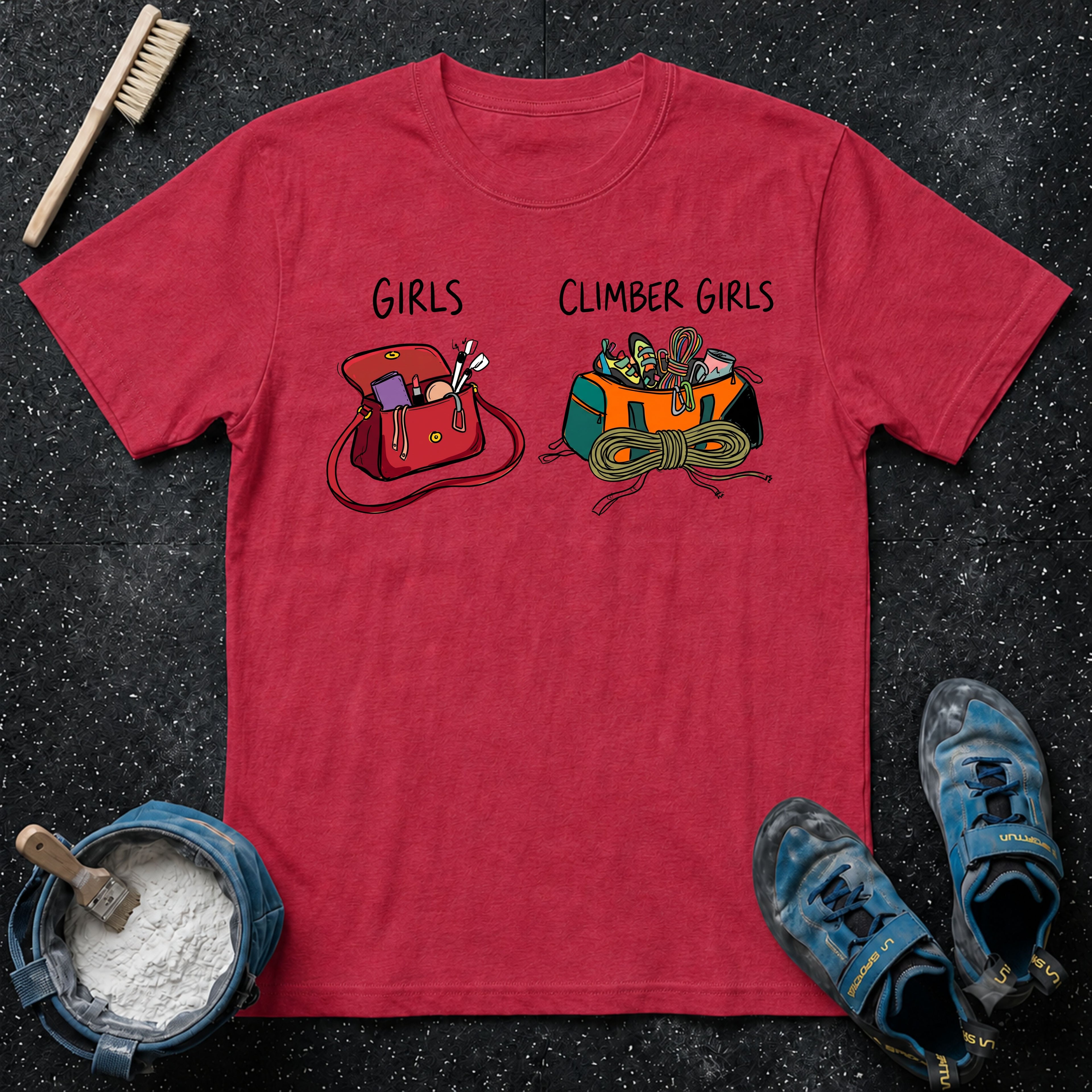 Climber Girl Bags T-Shirt