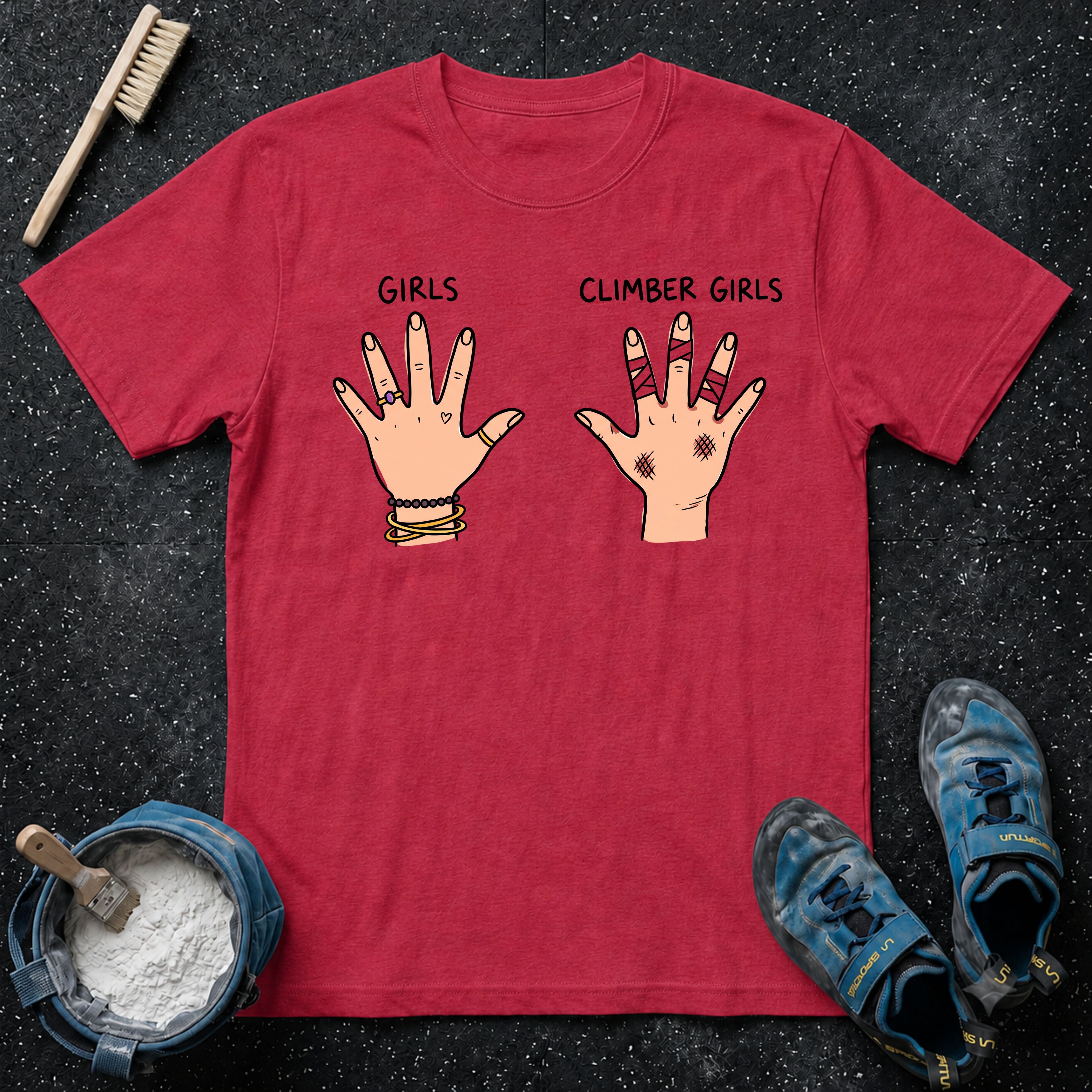 Climber Girl Hands T-Shirt