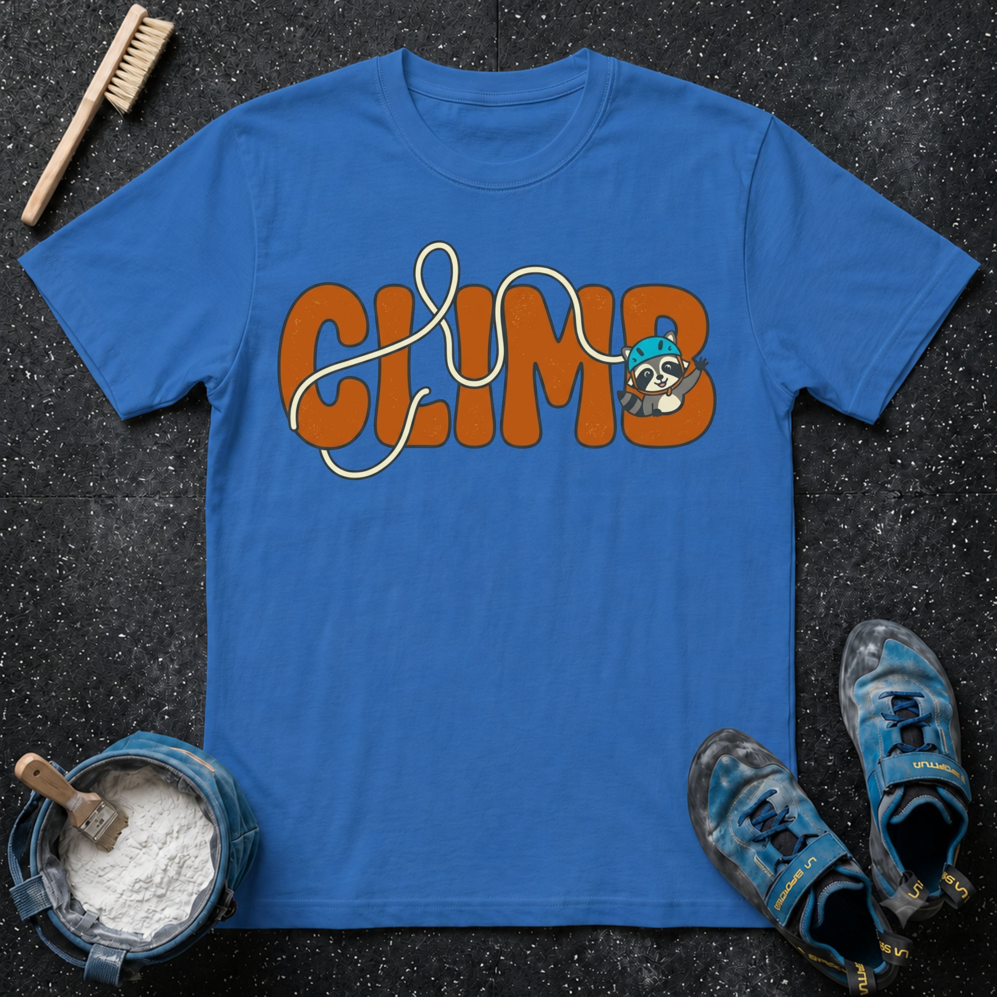 CLIMB Cute Raccoon T-Shirt