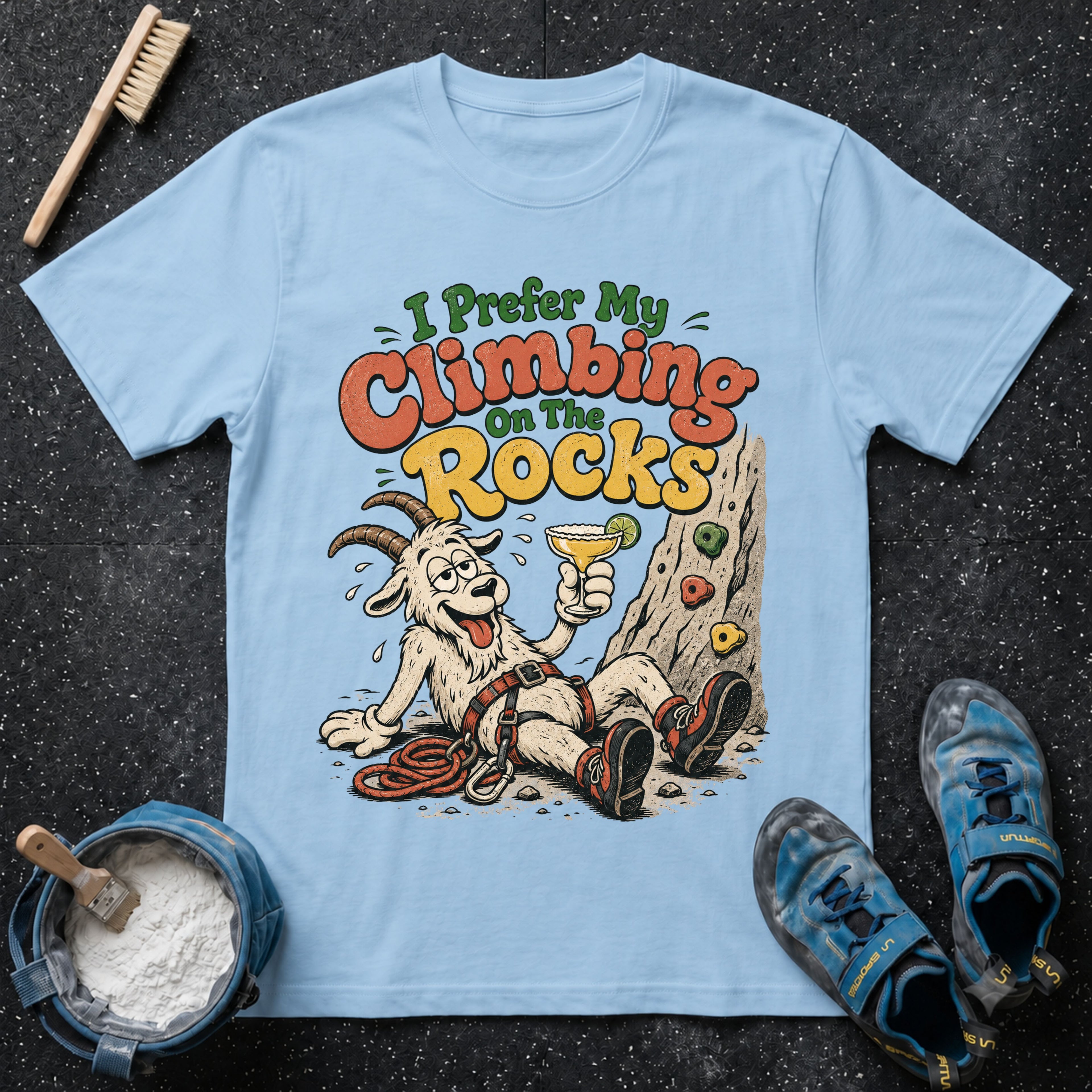 Climbing On The Rocks T-Shirt
