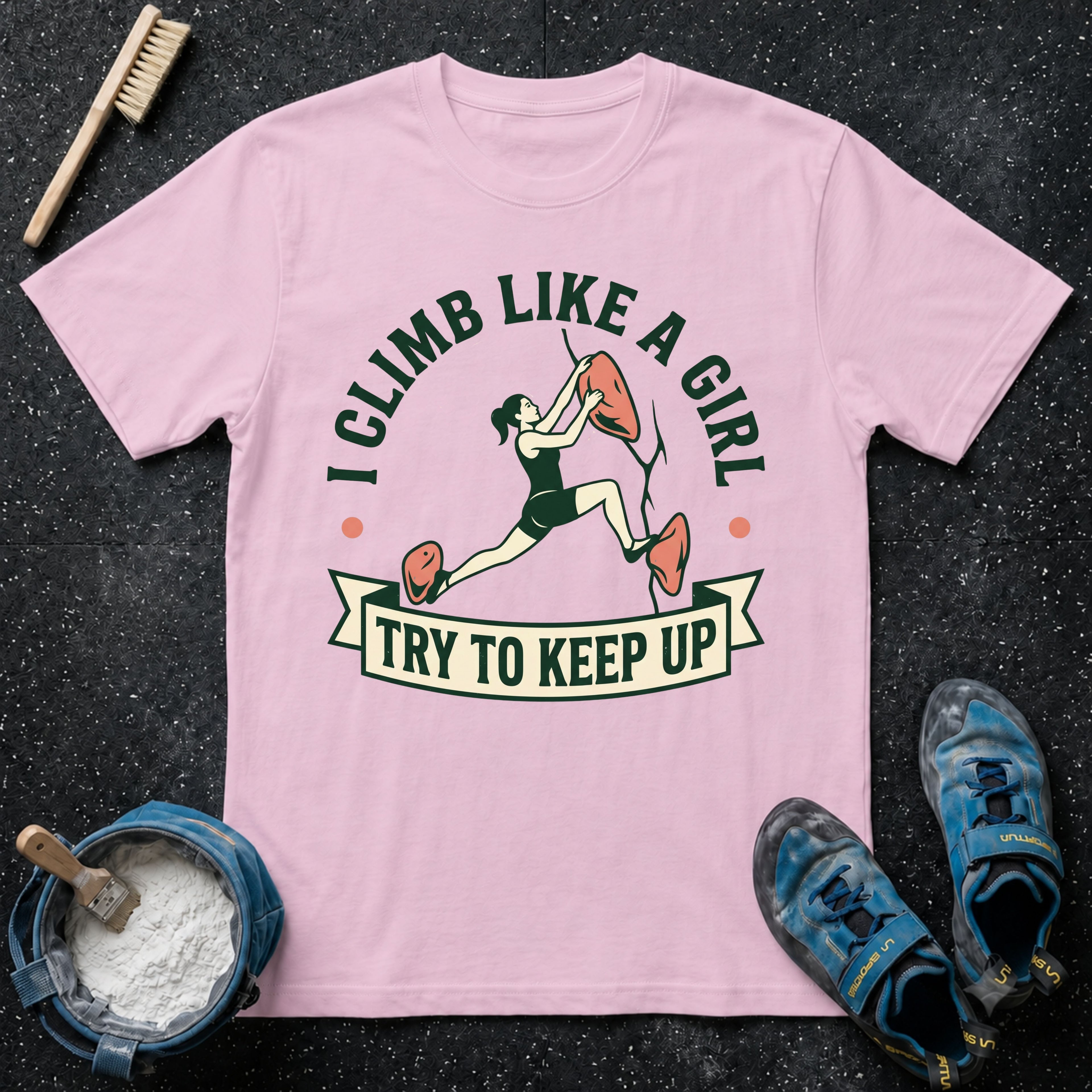 Climb Like Girl T-Shirt