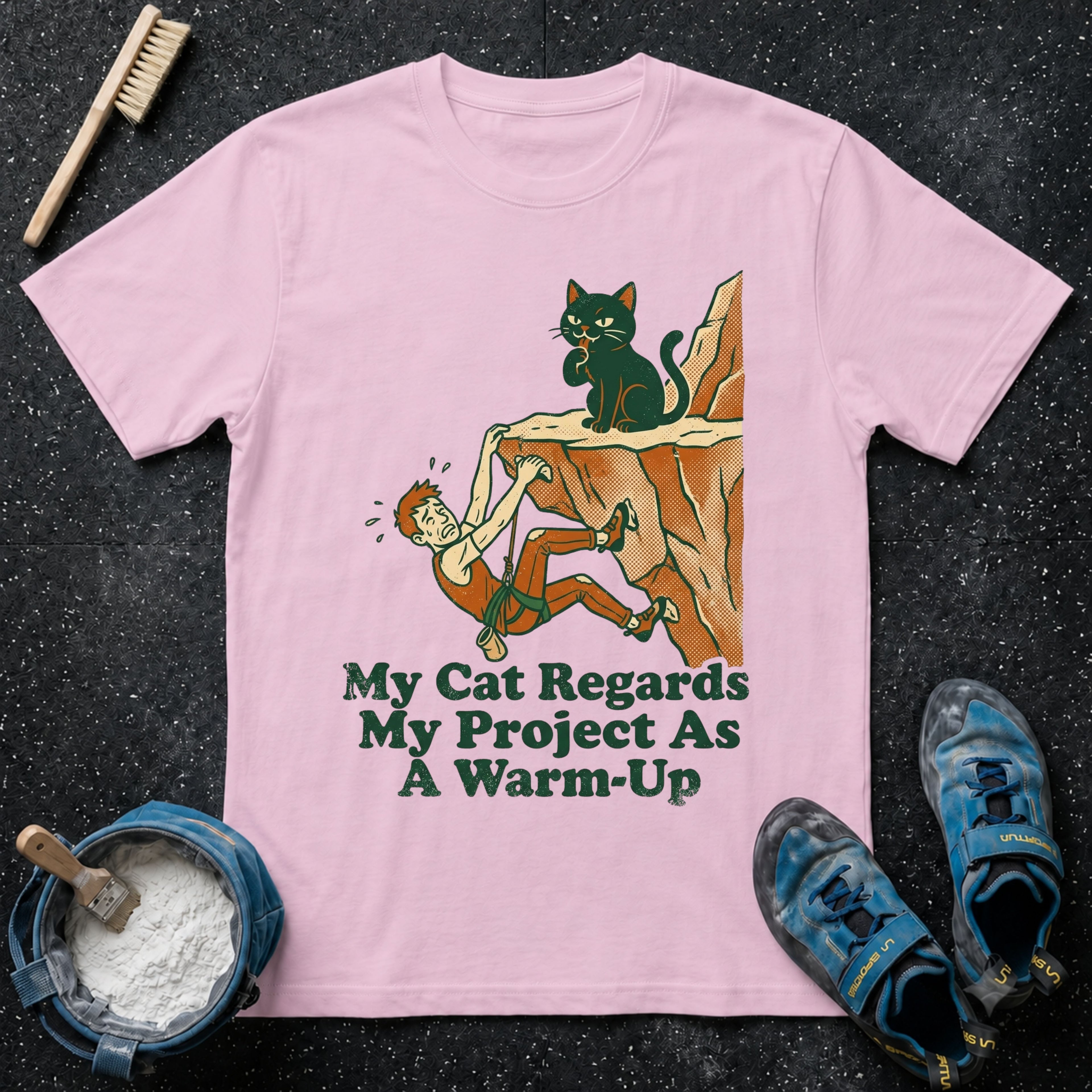 Cat Warm-Up T-Shirt