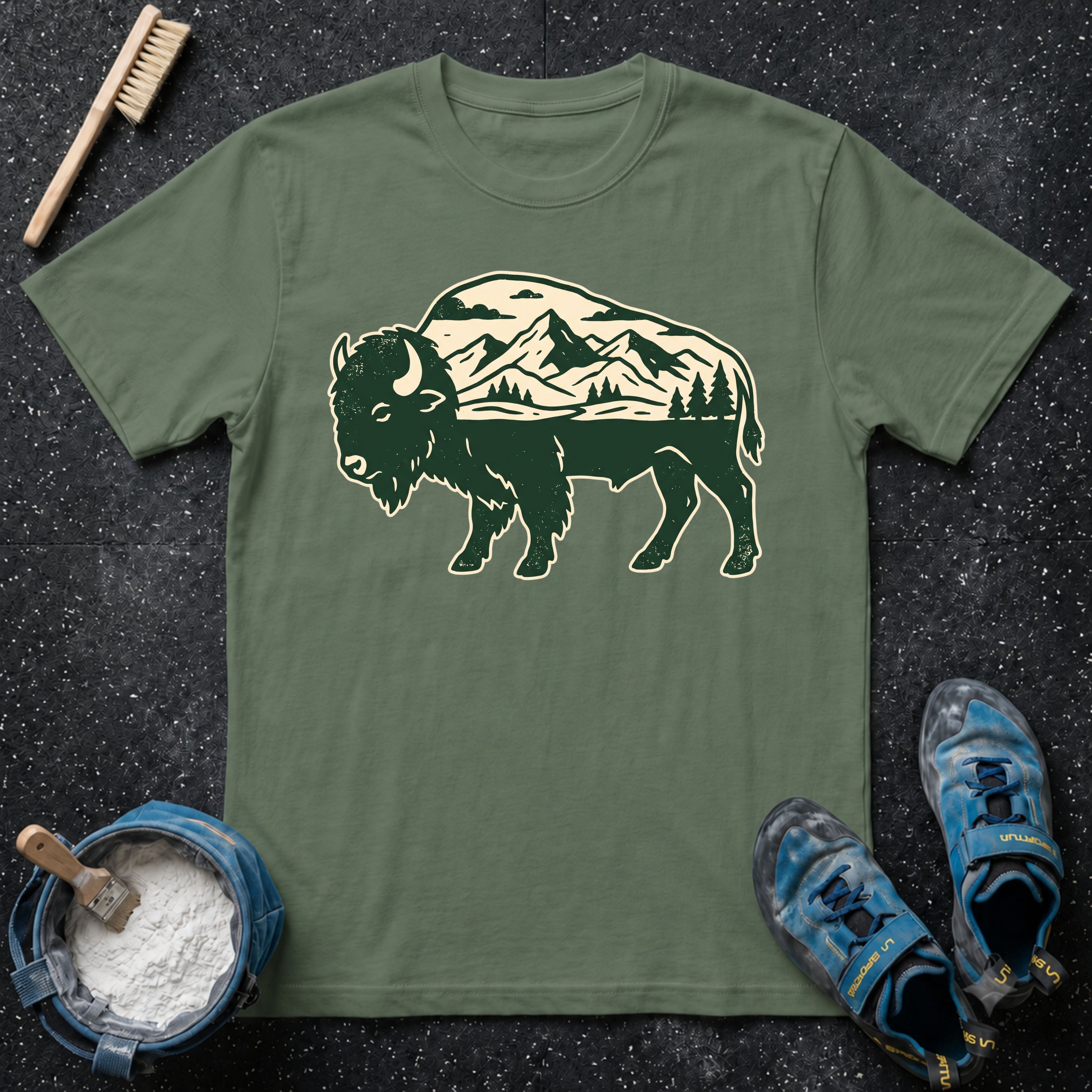 Buffalo Split Art T-Shirt