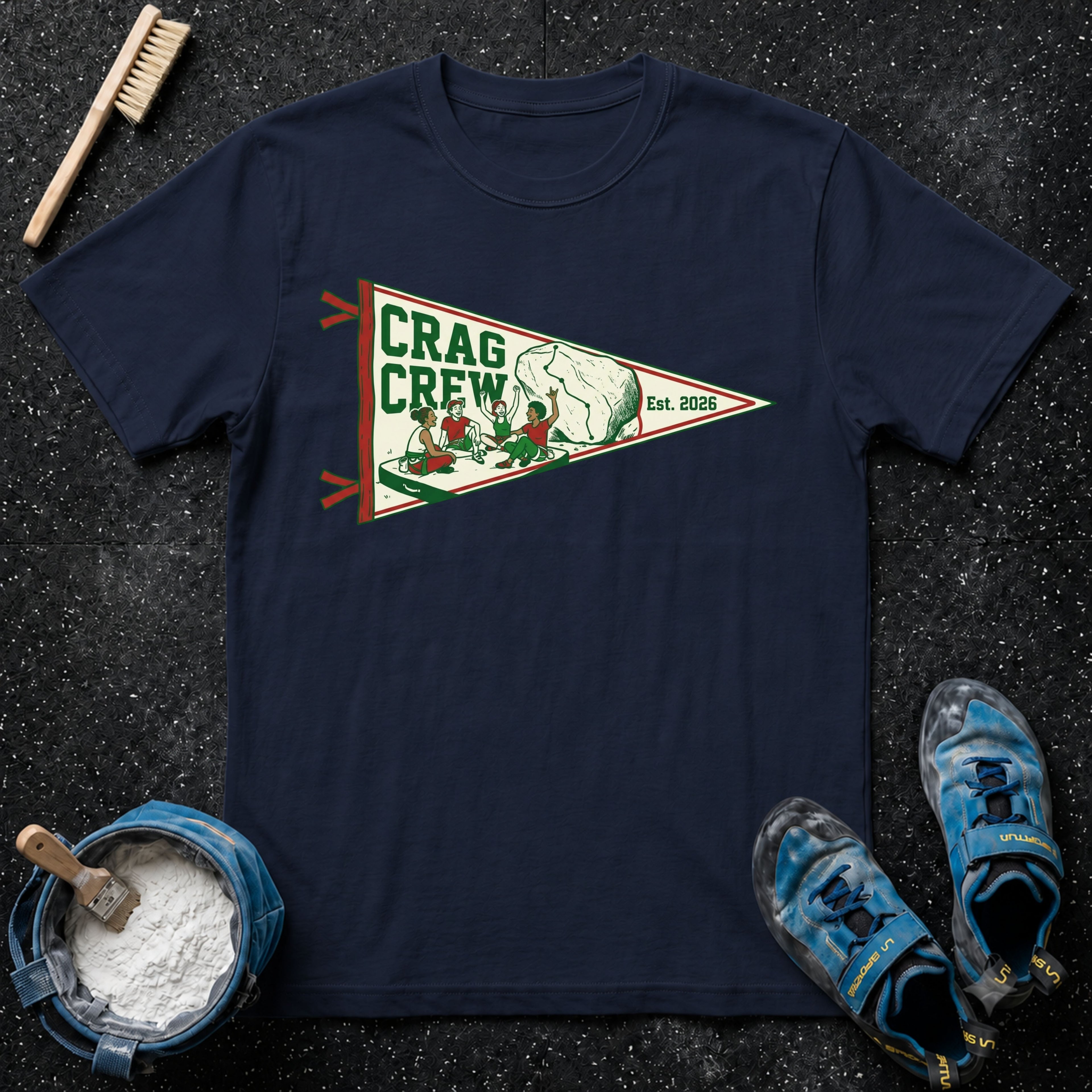 Crag Crew Flag T-Shirt
