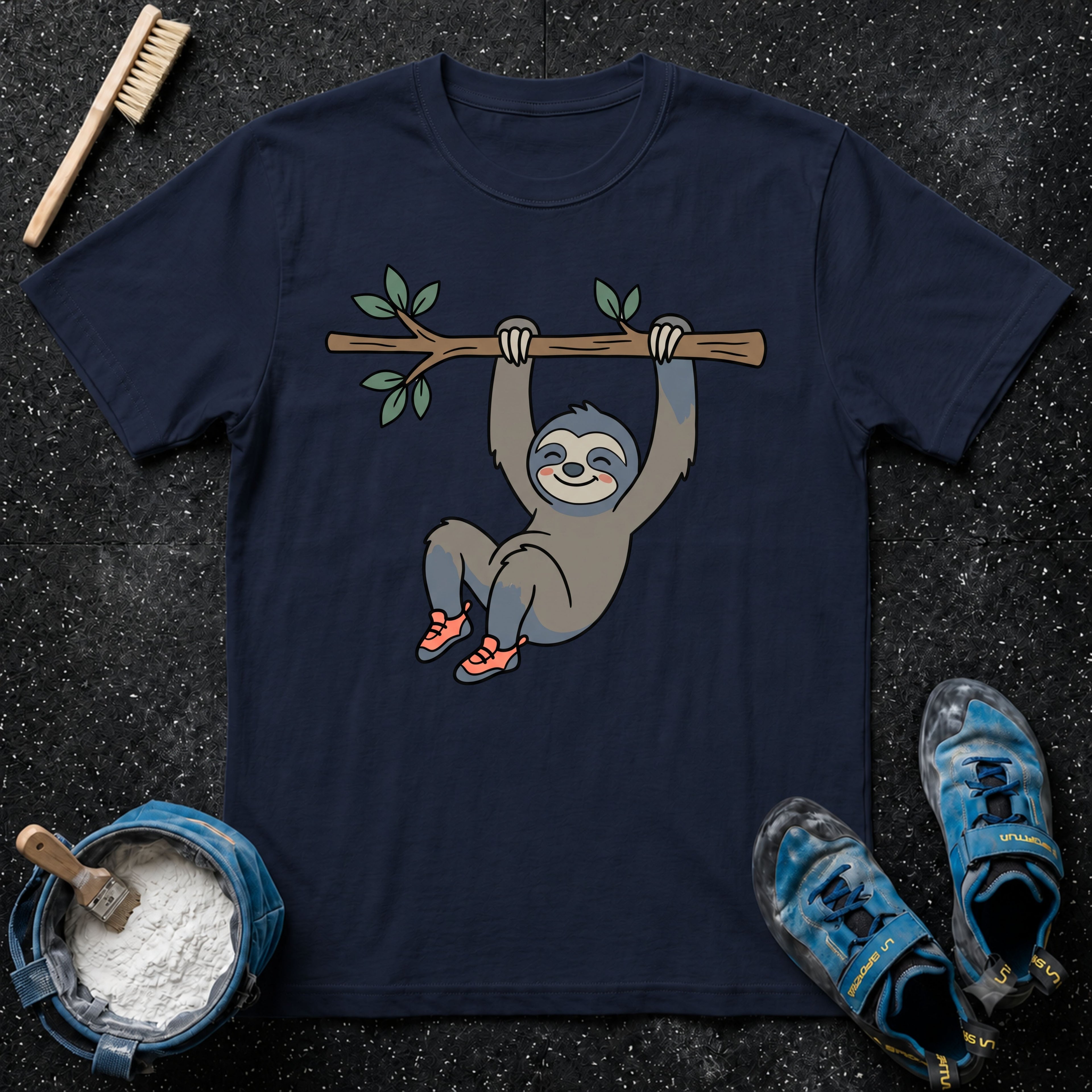 Cute Sloth Climbing T-Shirt
