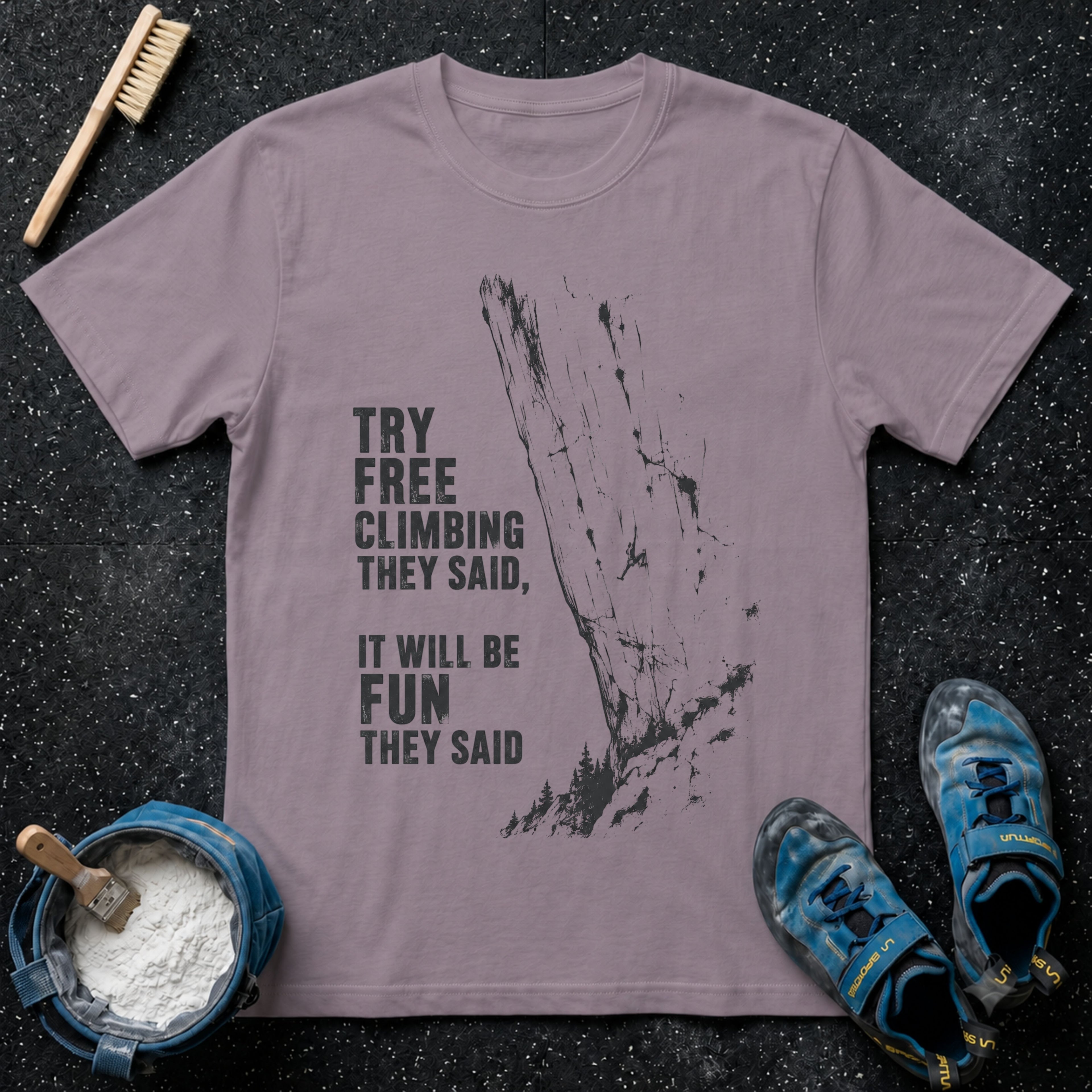 Try Free Climbing T-Shirt