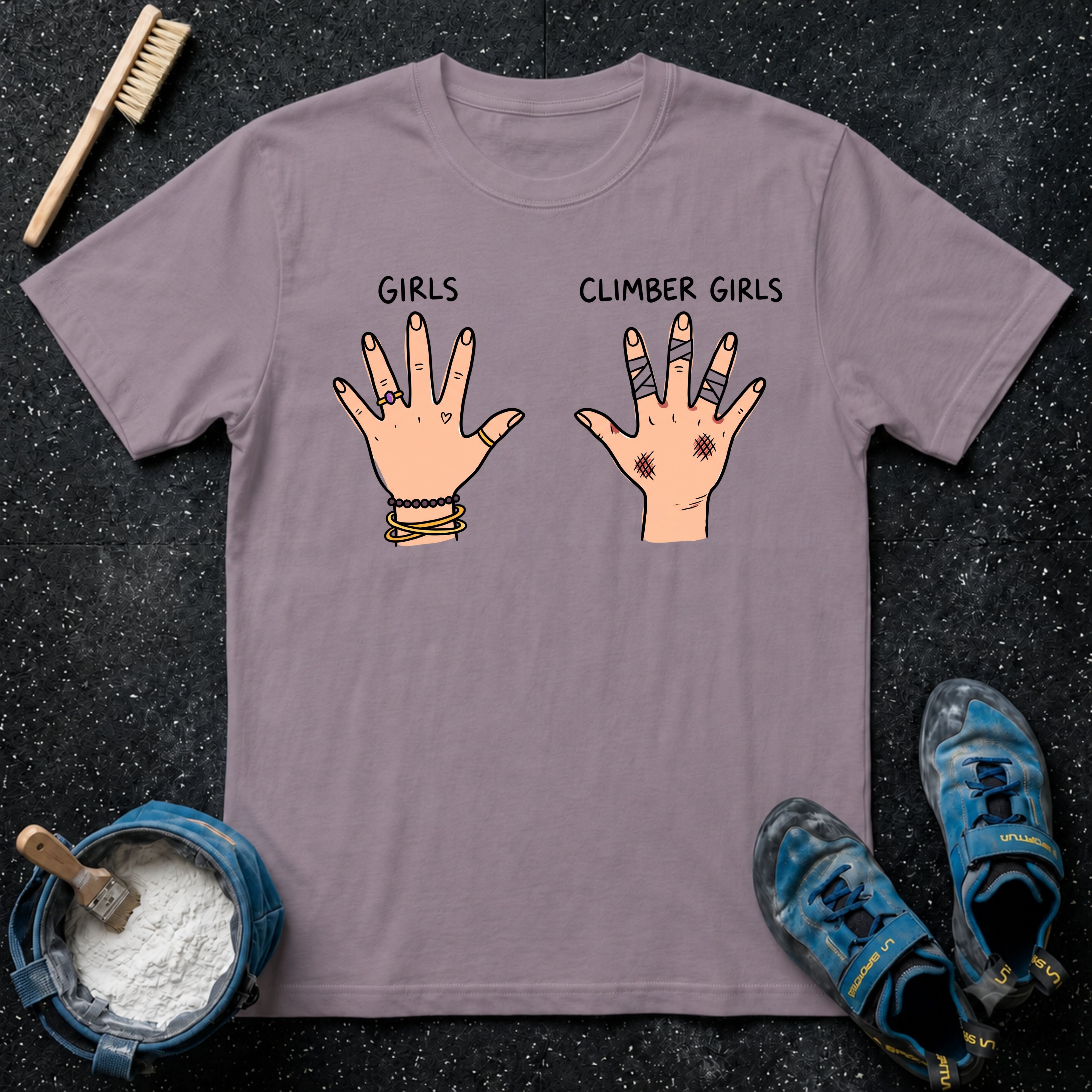 Climber Girl Hands T-Shirt