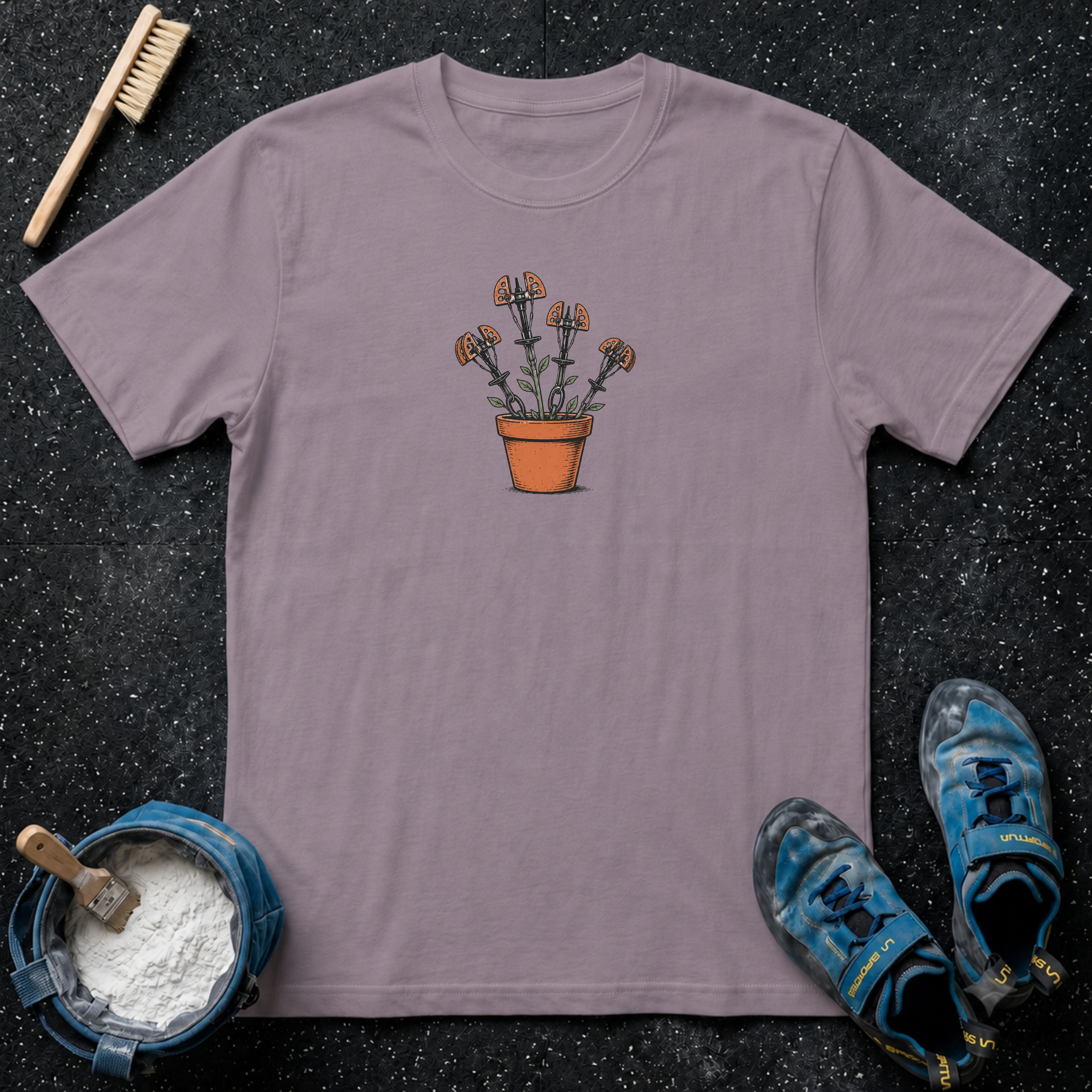 Small Cam Flowers T-Shirt