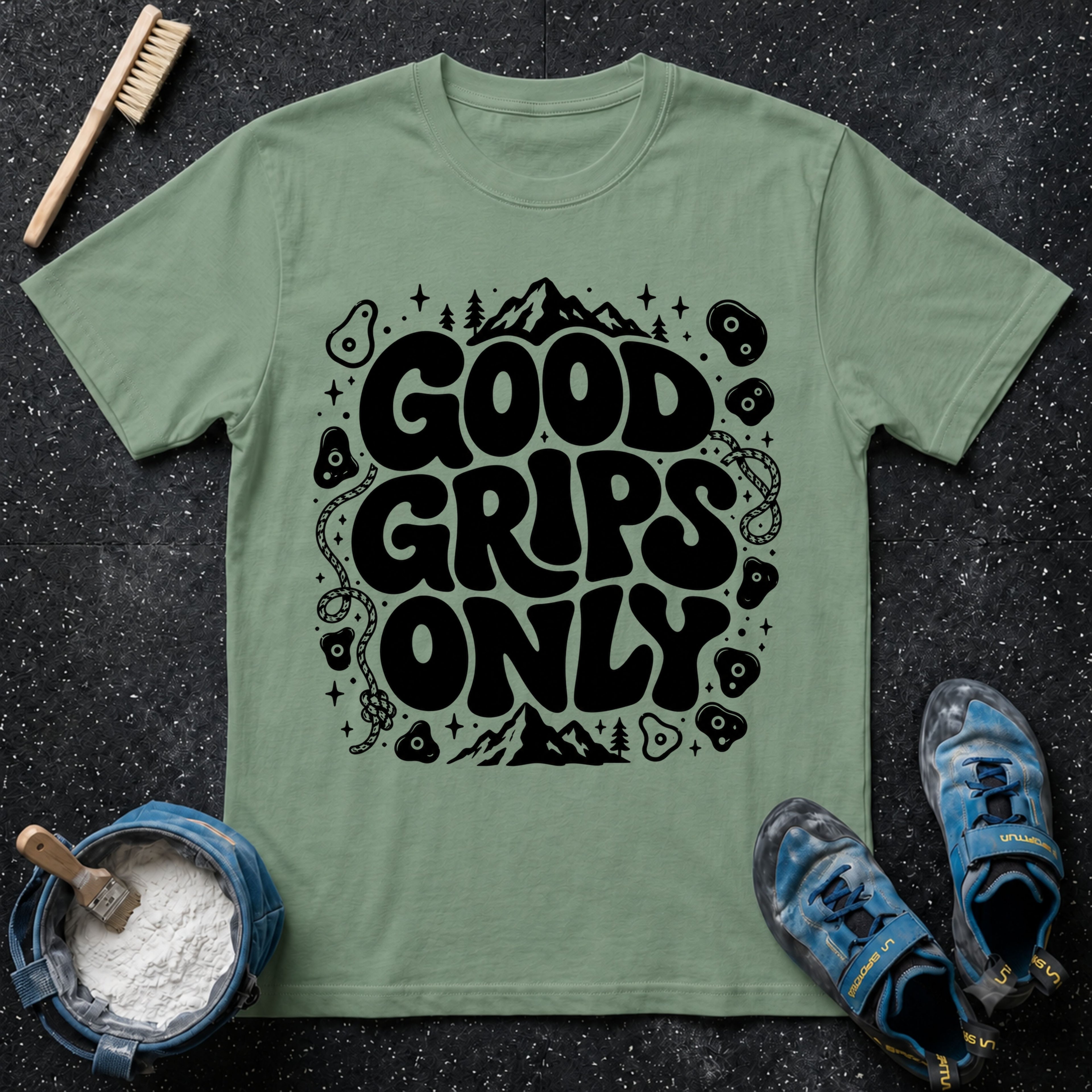 Good Grips Only Climbing T-Shirt