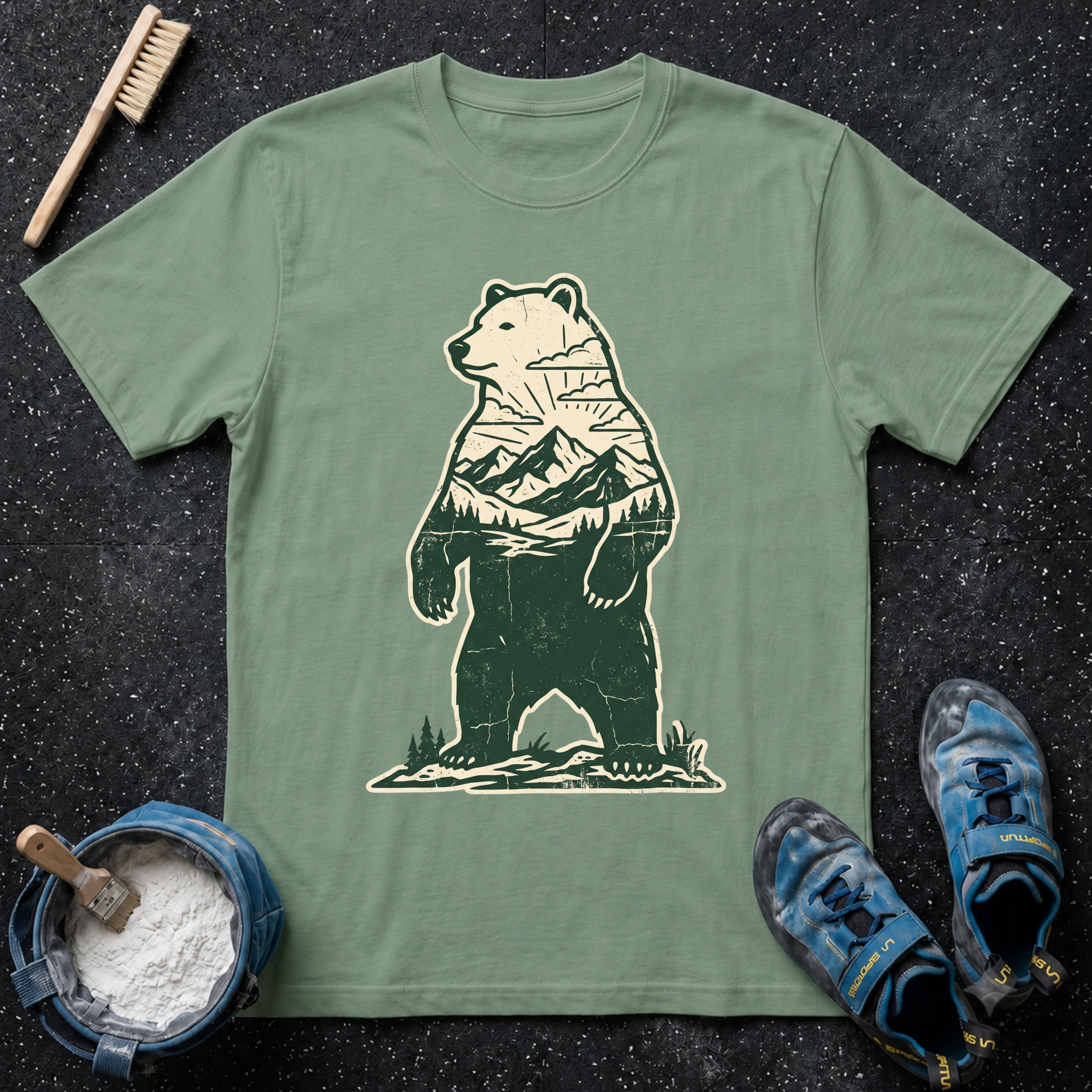 Grizzly Split Art T-Shirt