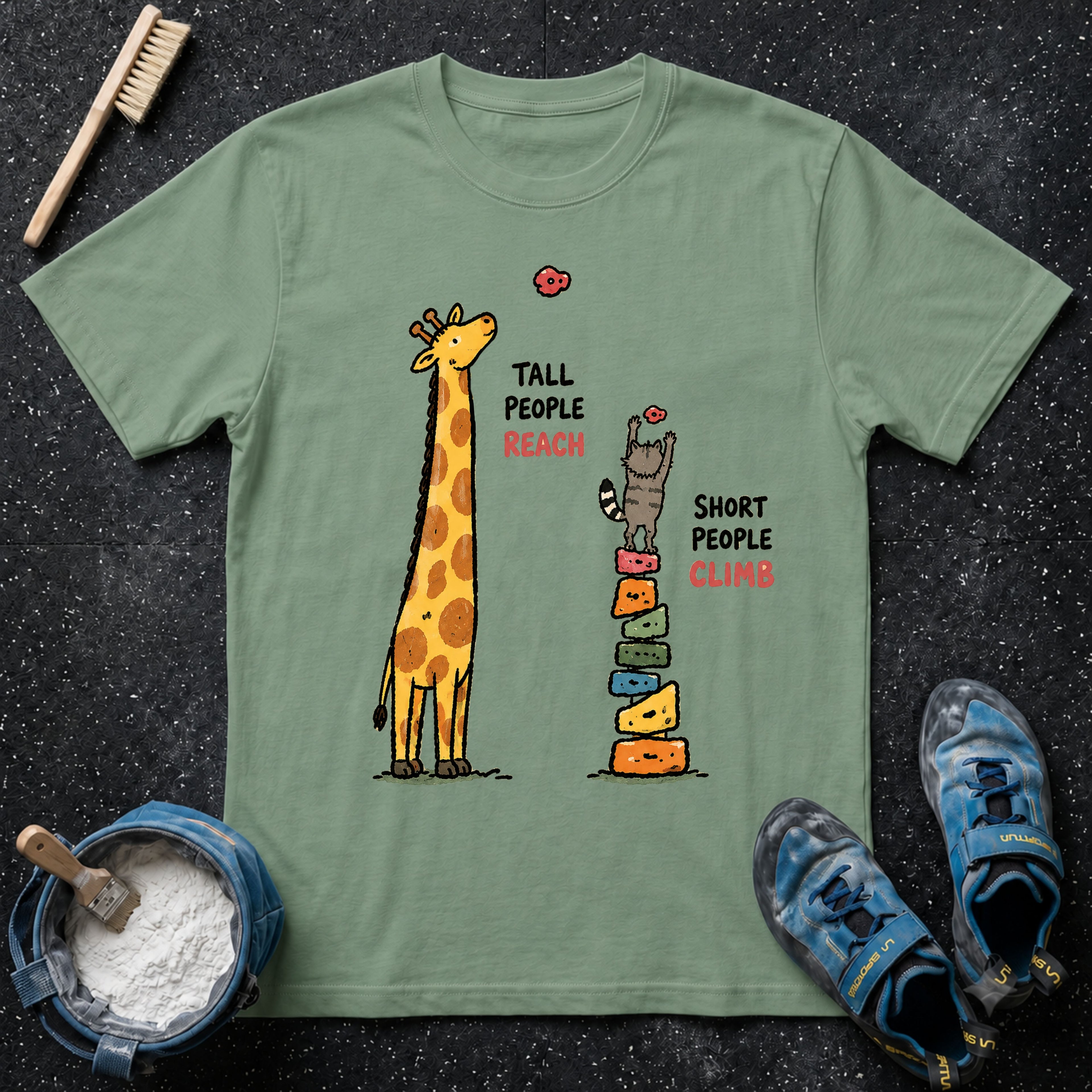 Tall People Climbing T-Shirt