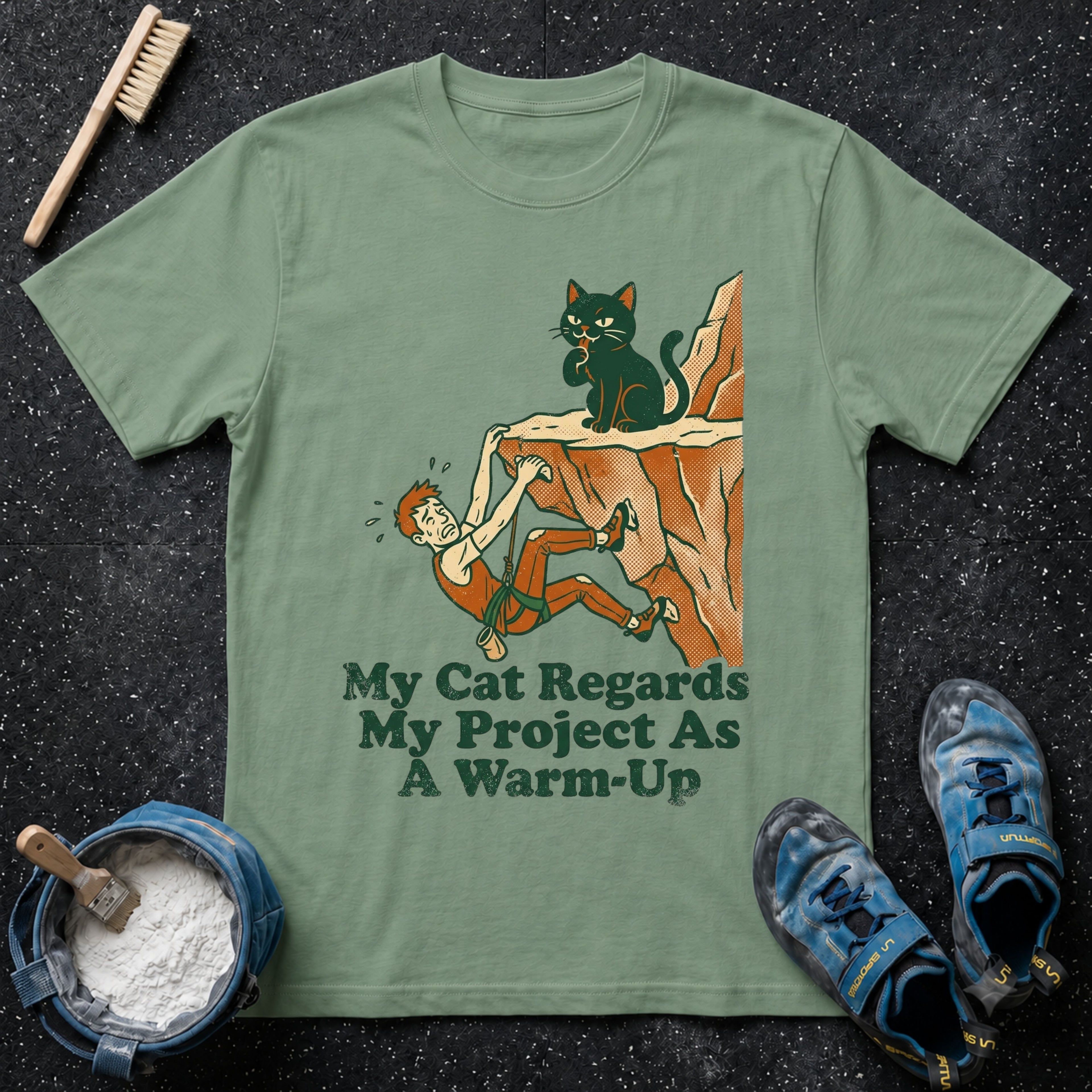 Cat Warm-Up T-Shirt
