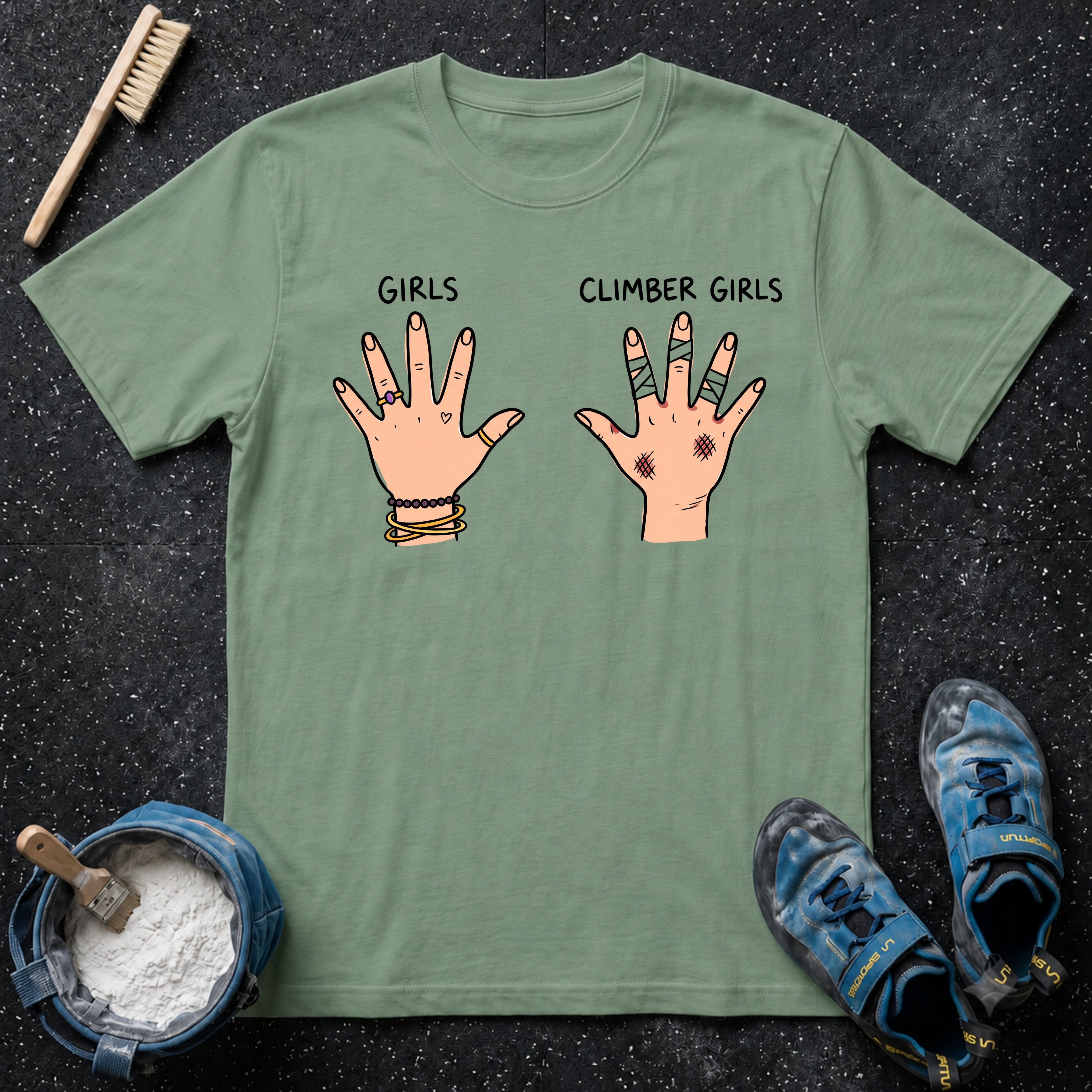 Climber Girl Hands T-Shirt
