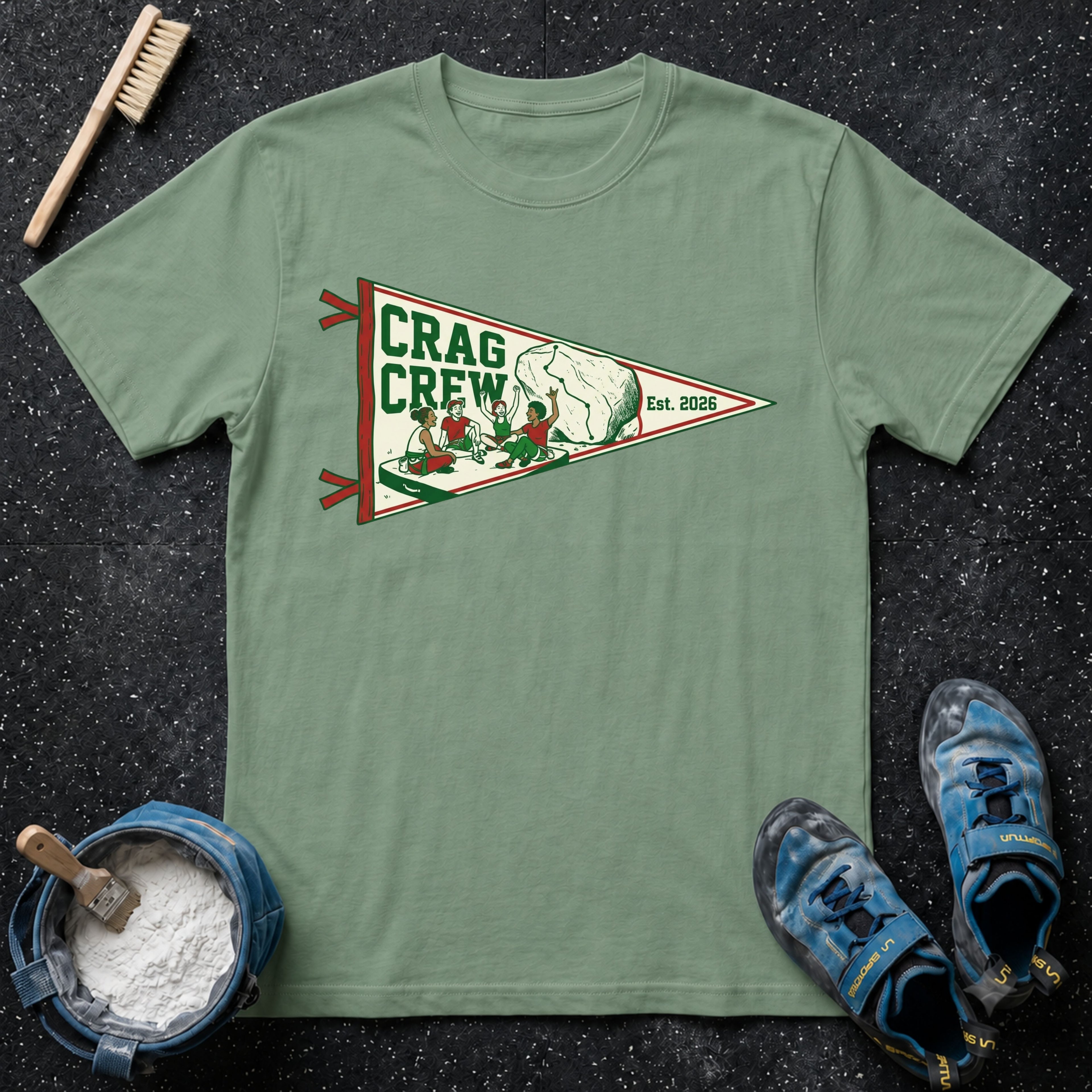 Crag Crew Flag T-Shirt
