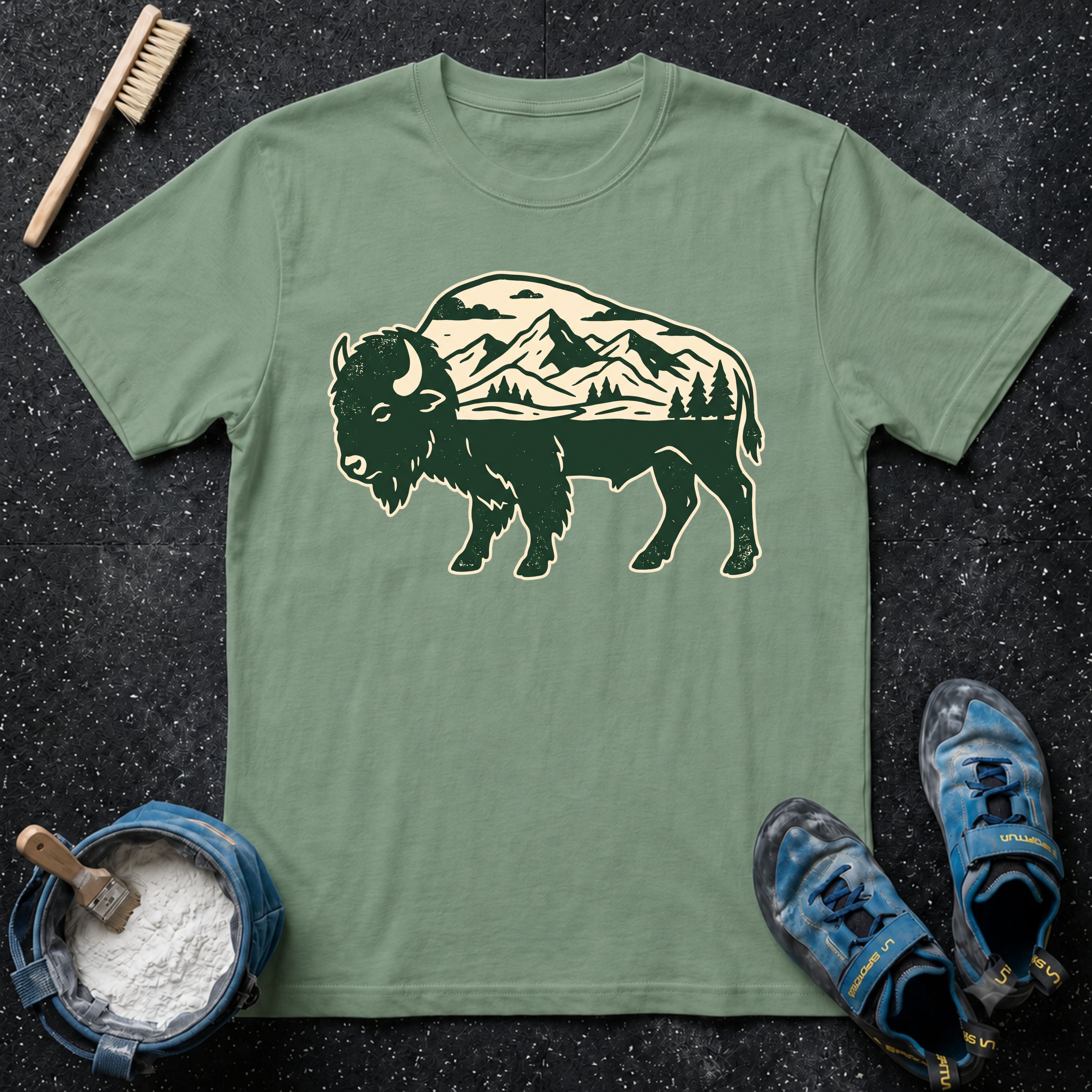 Buffalo Split Art T-Shirt