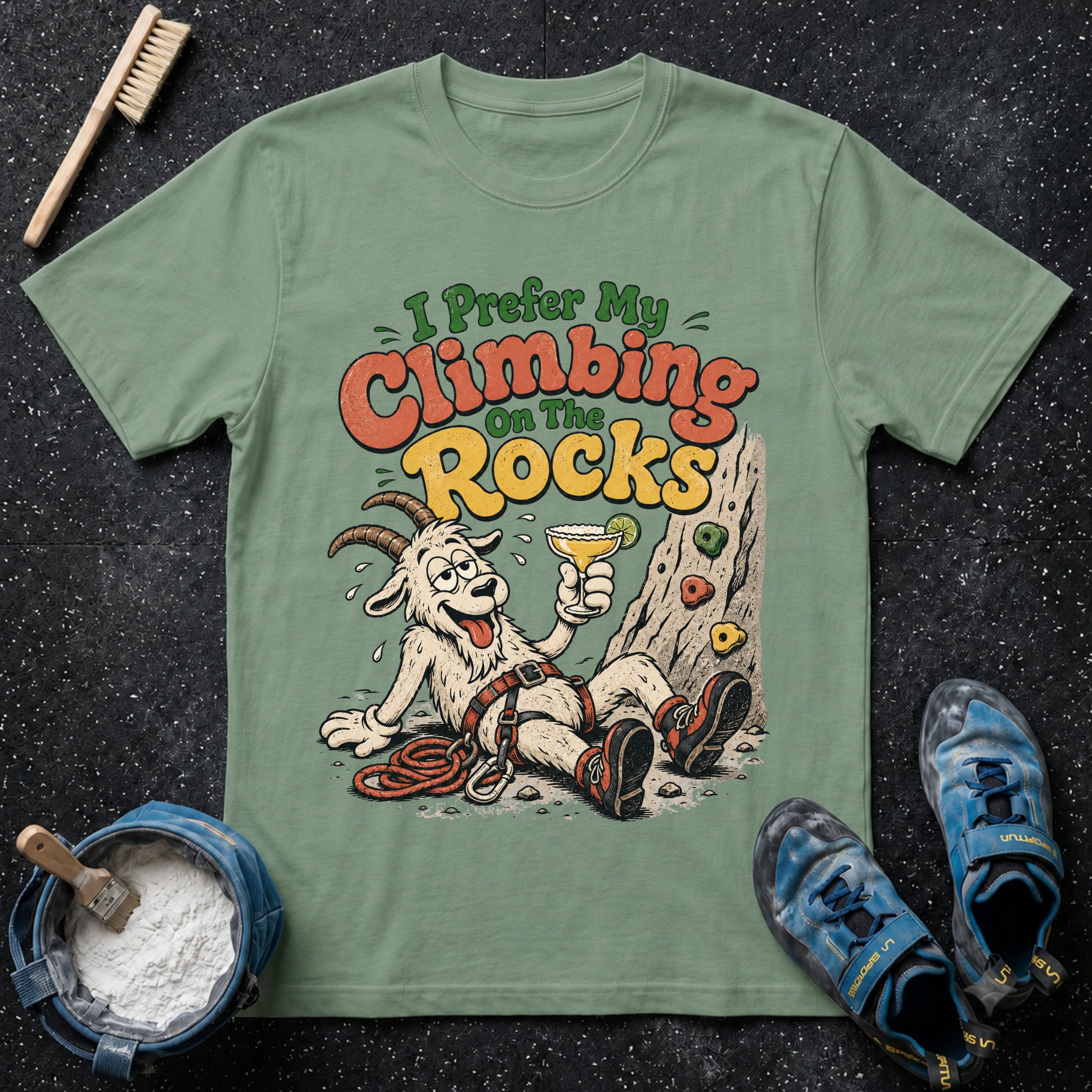 Climbing On The Rocks T-Shirt
