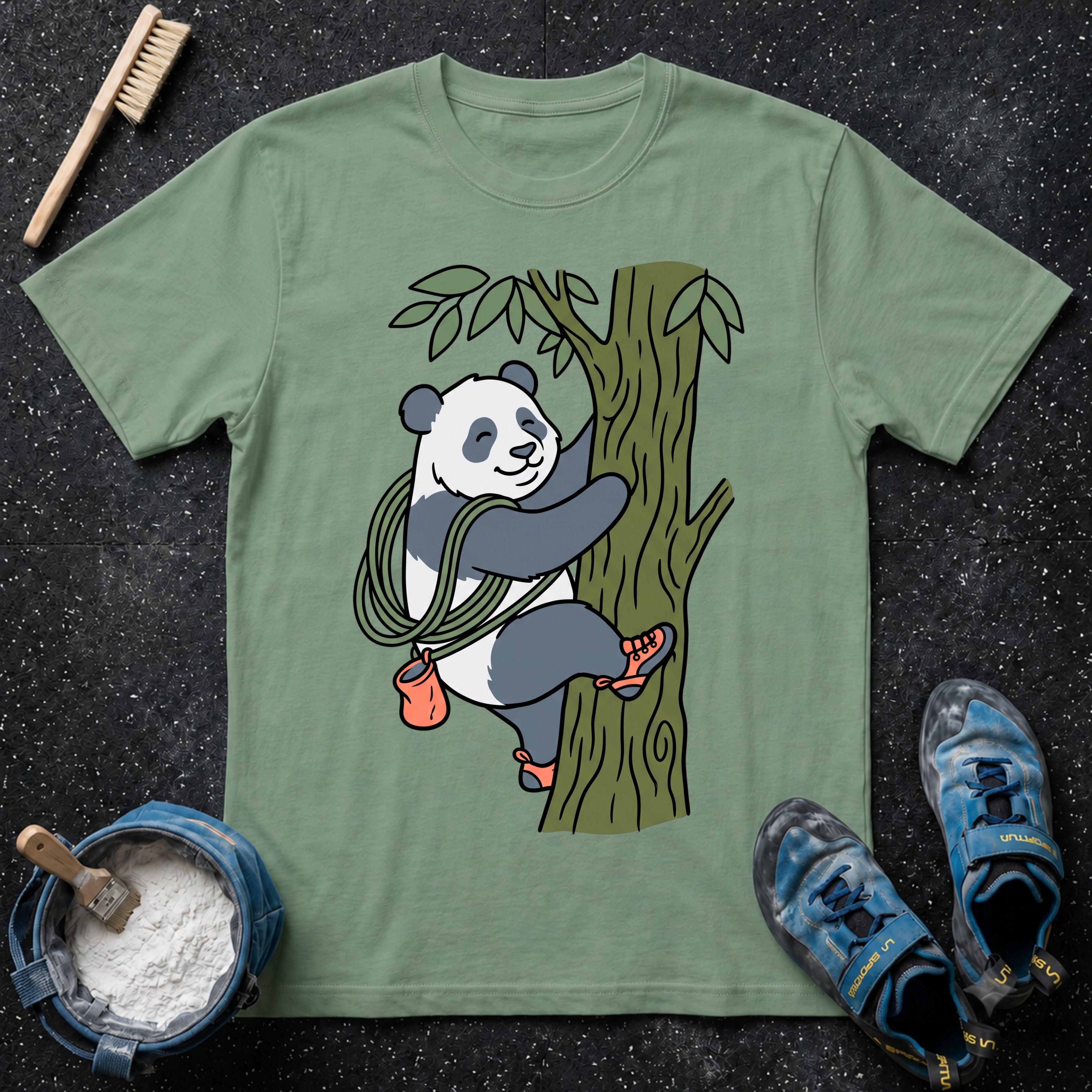 Panda Climbing T-Shirt