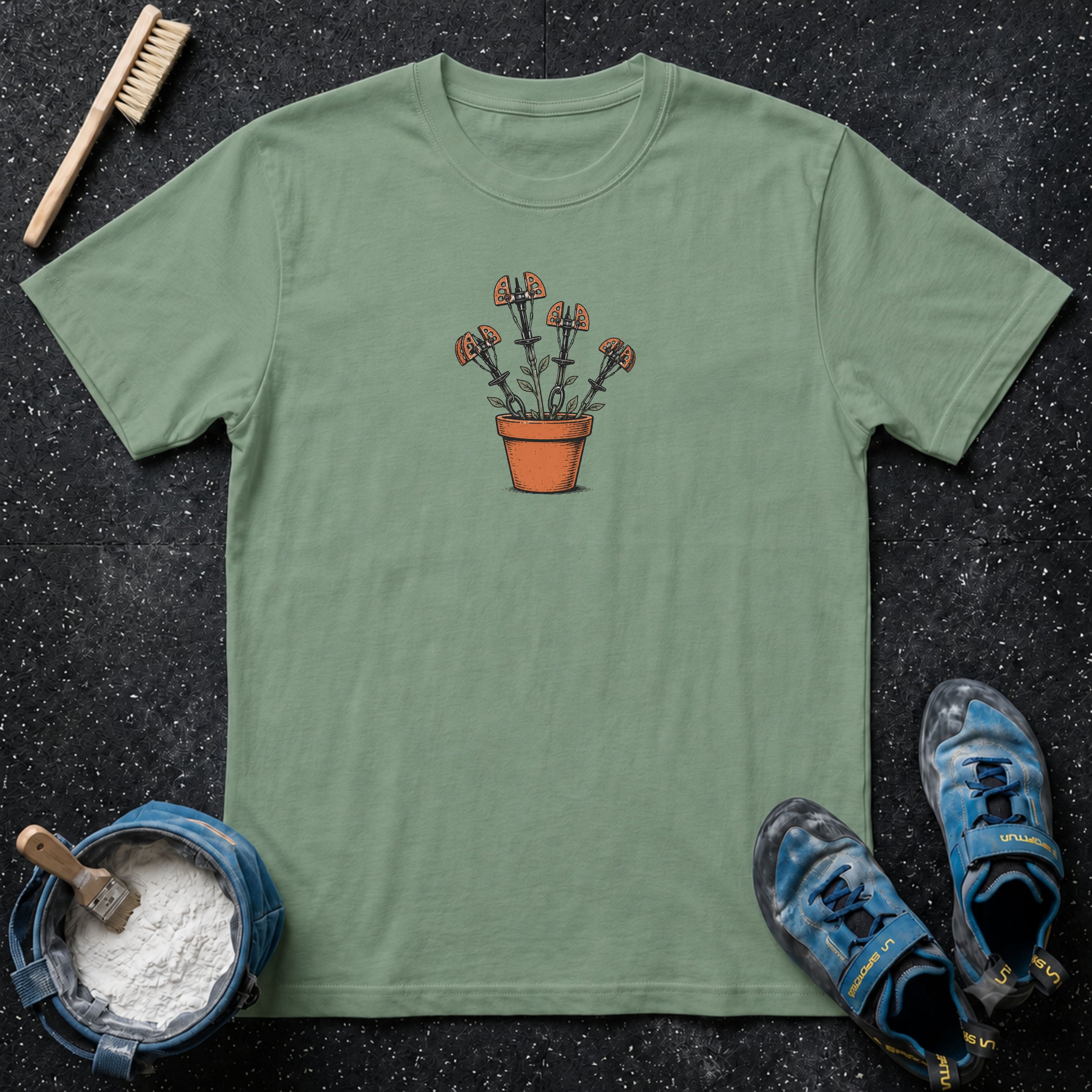 Small Cam Flowers T-Shirt