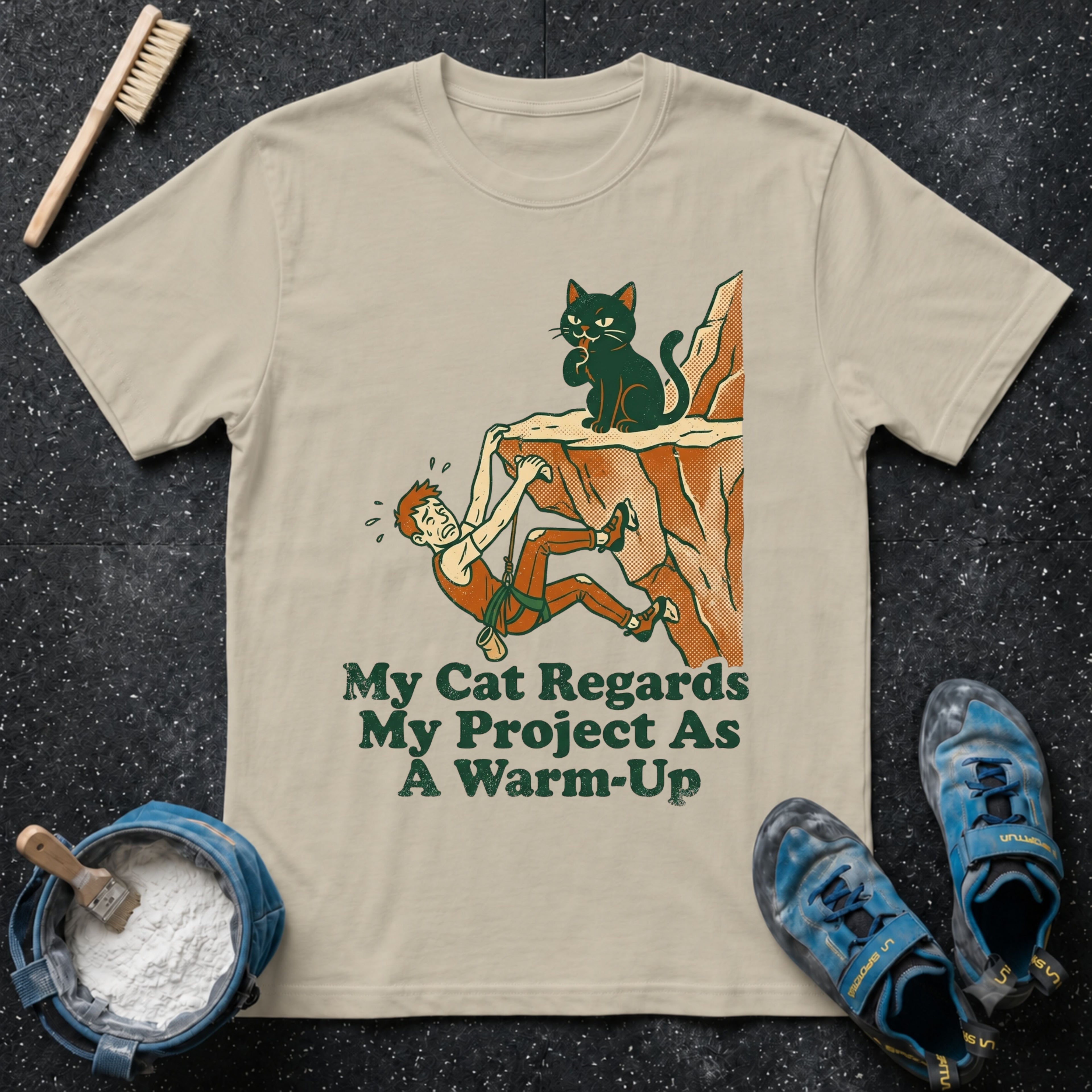 Cat Warm-Up T-Shirt