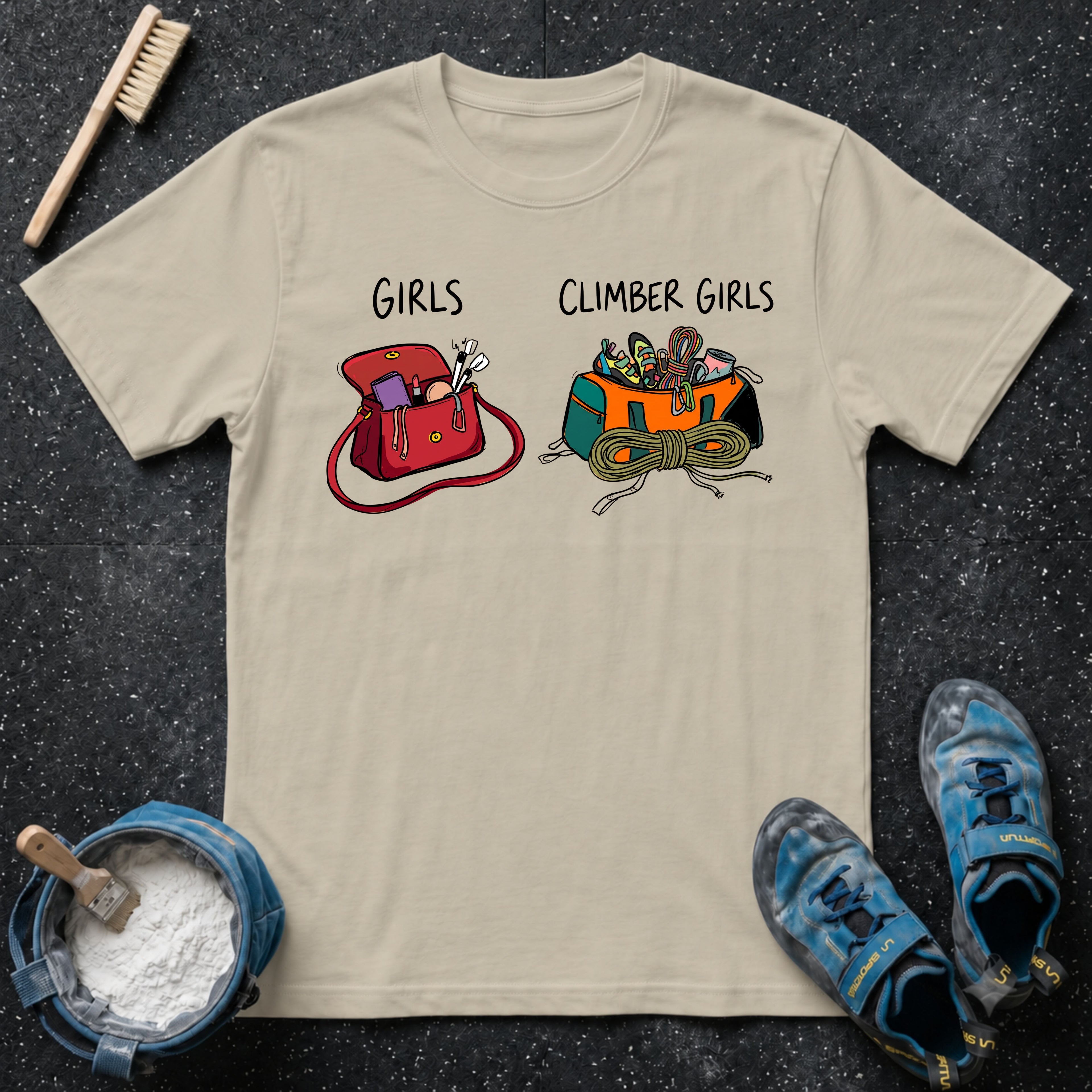 Climber Girl Bags T-Shirt